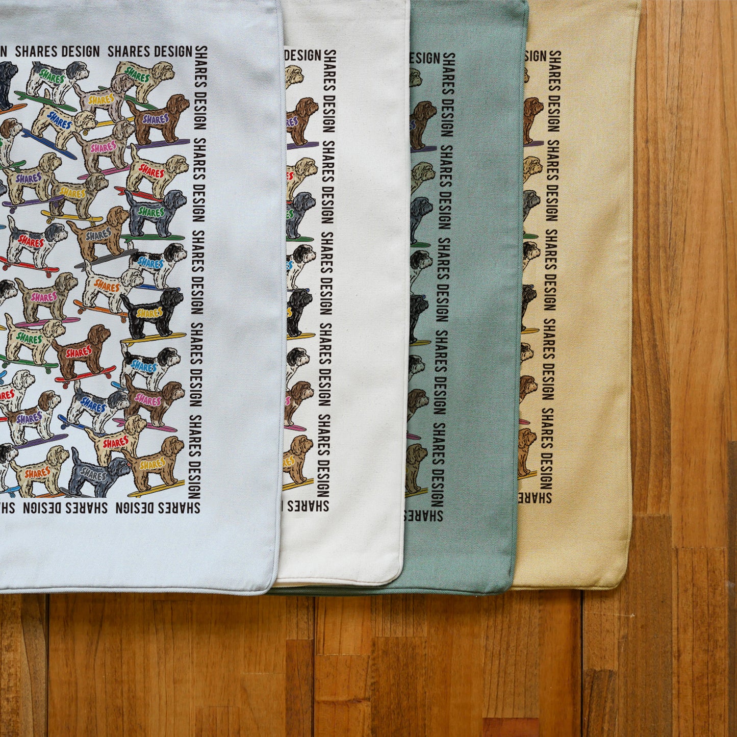 ドゥードル ALL OVER CUSHION COVER/ 総柄-クッションカバー(送料無料)