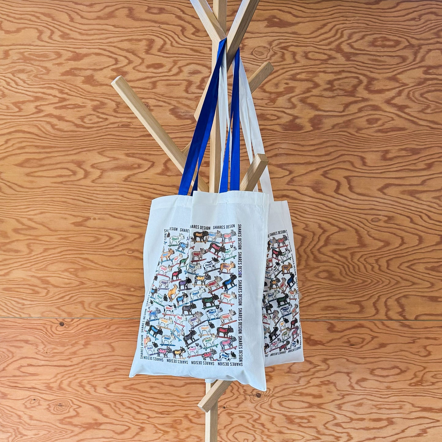 フレブル ALL OVER FLAT TOTE BAG/ 総柄-トート(送料無料)