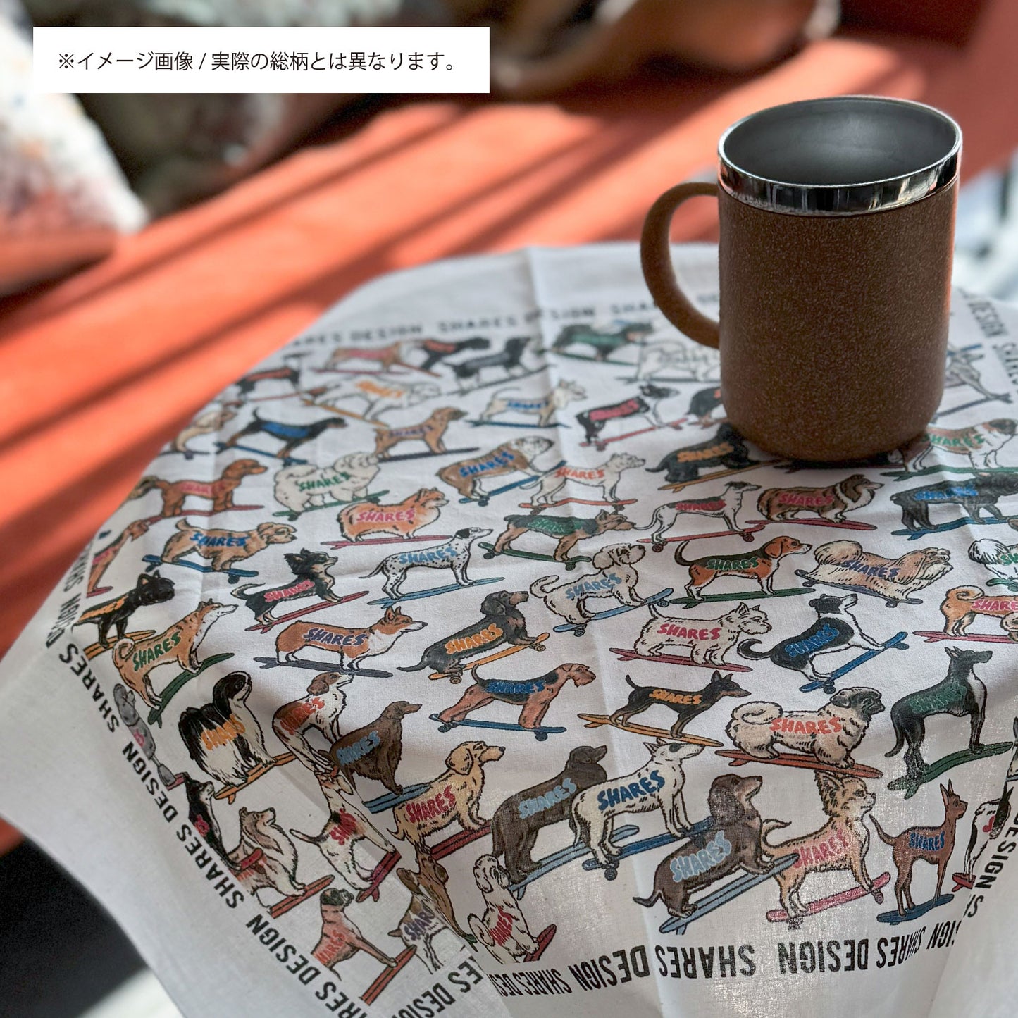 シュナウザー ALL OVER LONG BANDANA/ 総柄-バンダナ(送料無料)