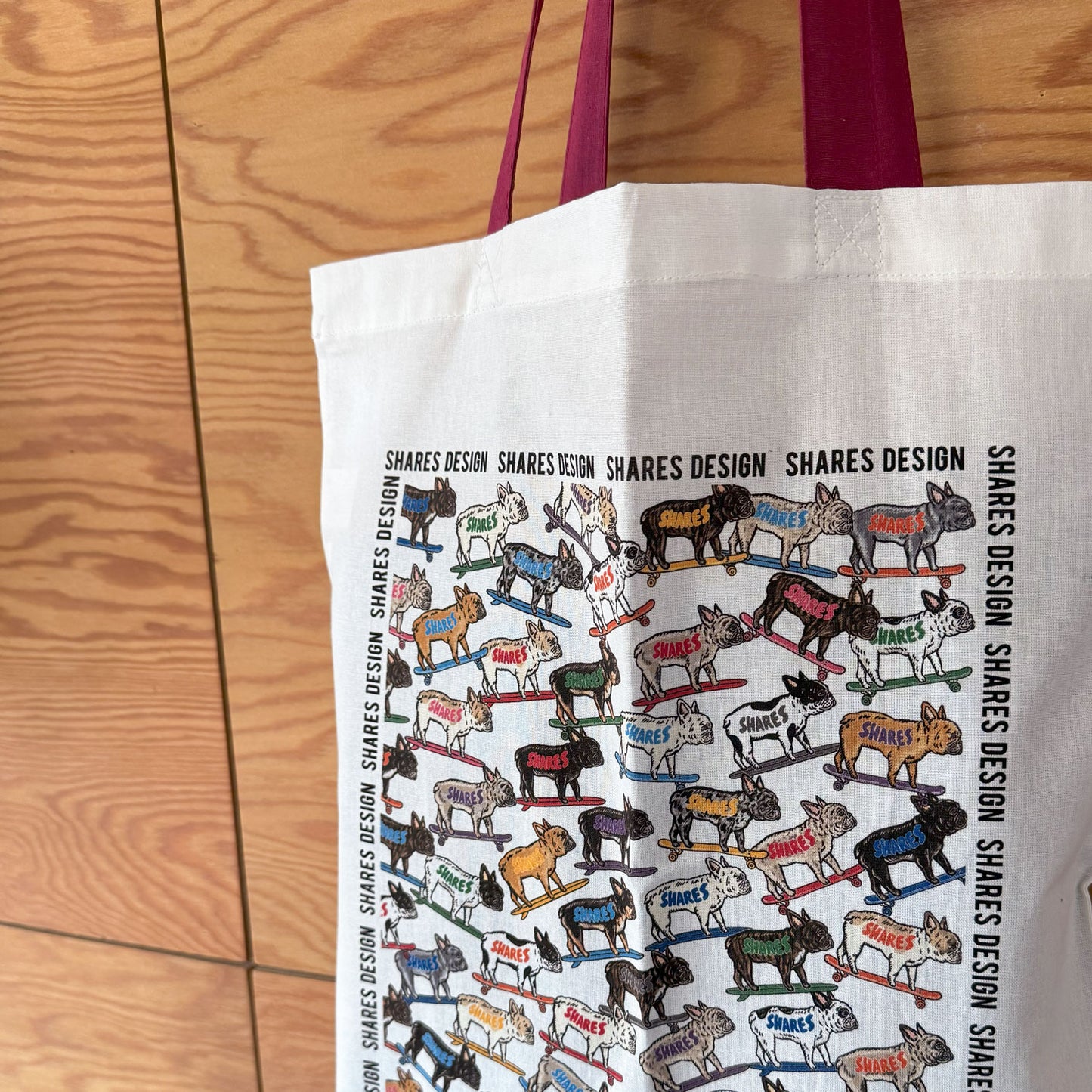 フレブル ALL OVER FLAT TOTE BAG/ 総柄-トート(送料無料)