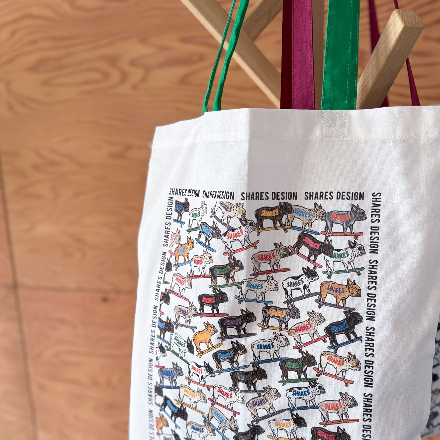 フレブル ALL OVER FLAT TOTE BAG/ 総柄-トート(送料無料)