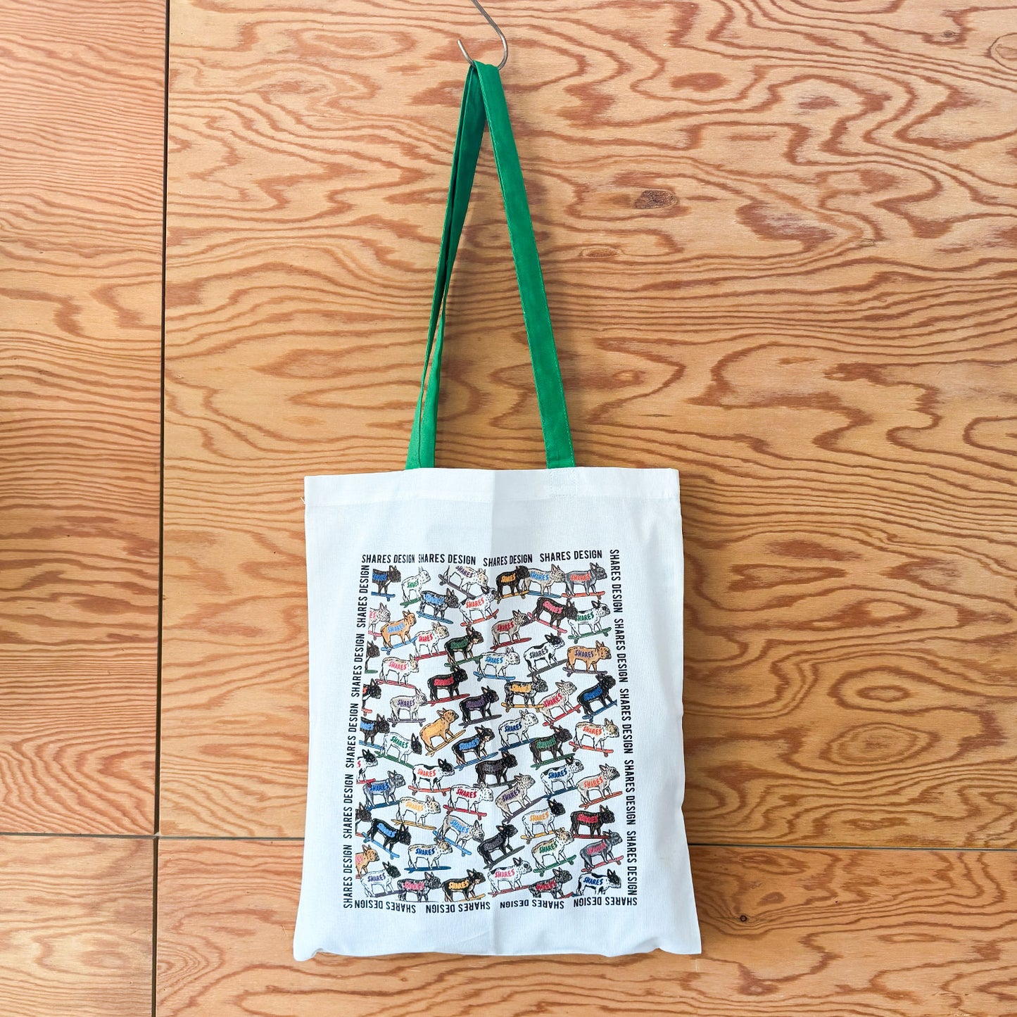 フレブル ALL OVER FLAT TOTE BAG/ 総柄-トート(送料無料)