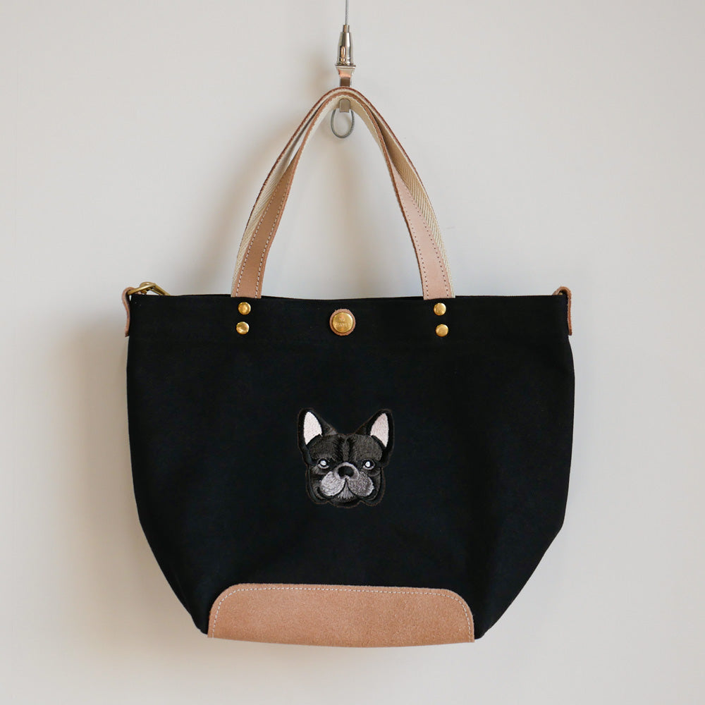 FB FACE EMB SHOULDER 2WAY BAG 【Brindle】