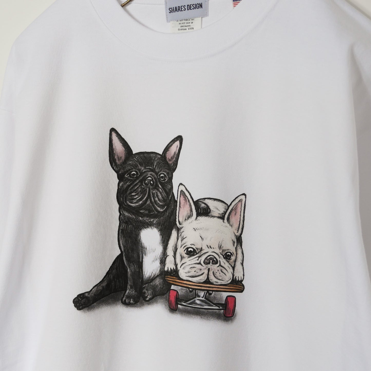 80's VTG 2BUHI LONG SLEEVE T (BRINDLE & CREAM) / 長袖Tシャツ