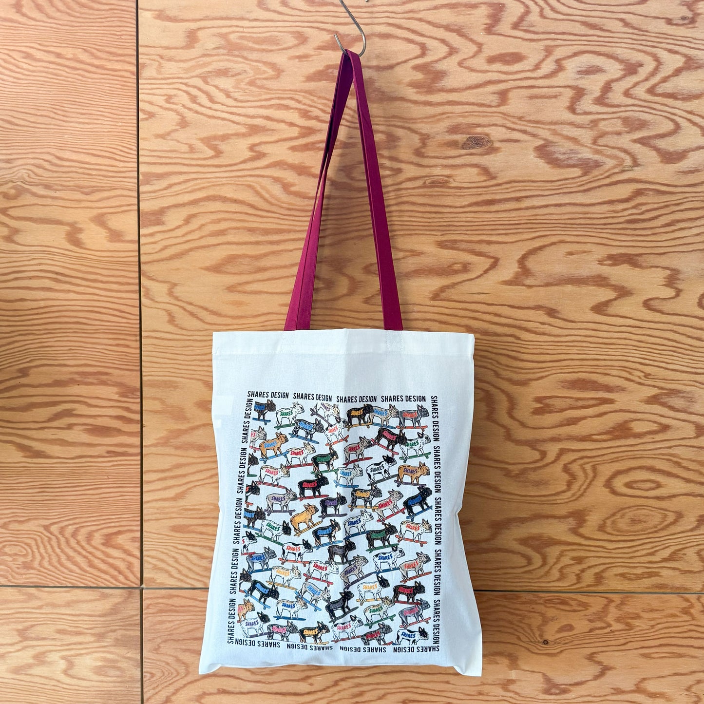 フレブル ALL OVER FLAT TOTE BAG/ 総柄-トート(送料無料)
