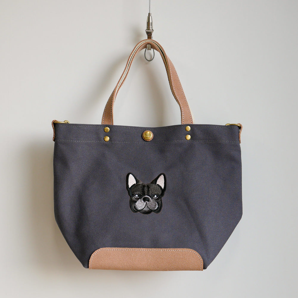 FB FACE EMB SHOULDER 2WAY BAG 【Brindle】