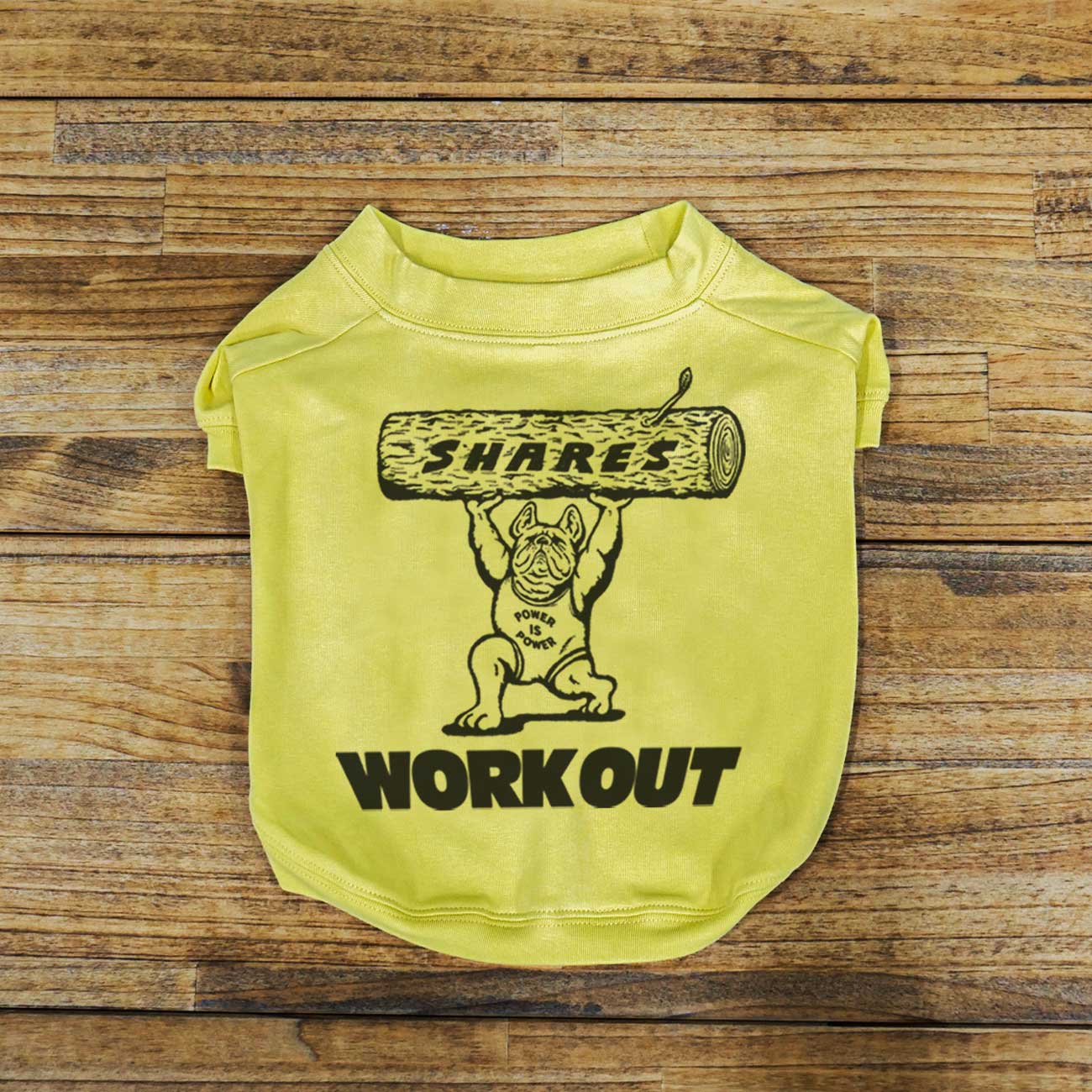 【受注生産!6/13まで予約】POWER IS POWER - DOG TEE / 犬用Tシャツ