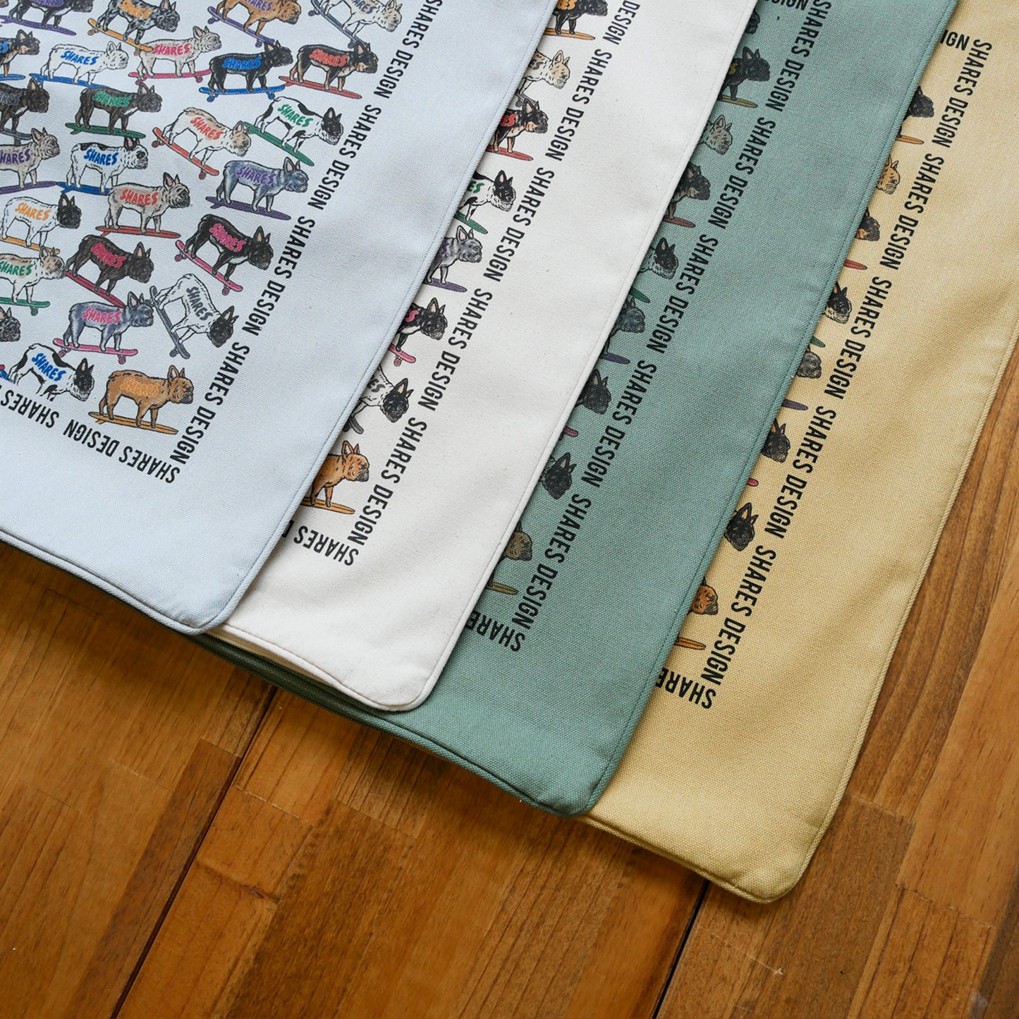フレブル ALL OVER CUSHION COVER/ 総柄-クッションカバー(送料無料)
