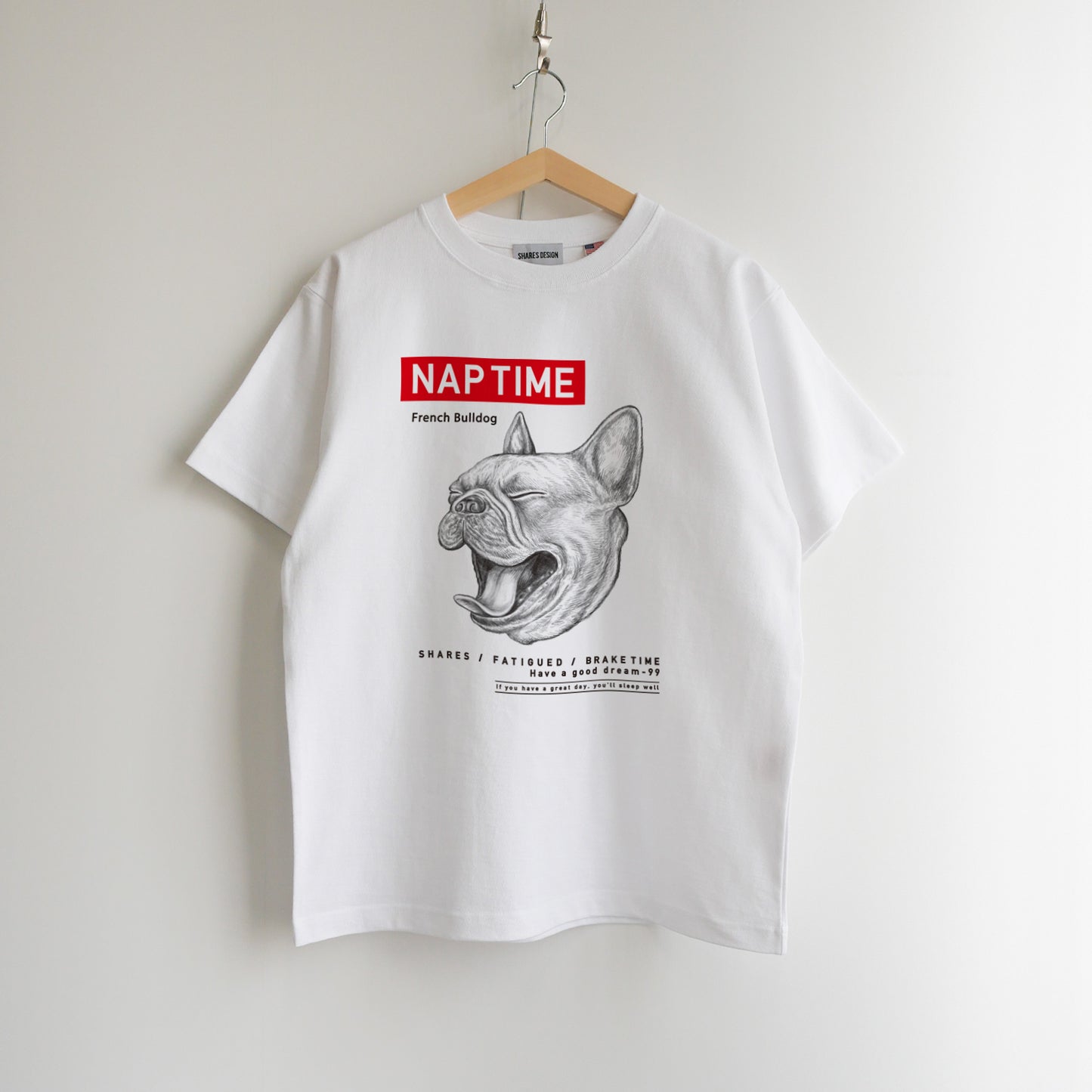 NAP TIME French Bulldog TEE/Tシャツ
