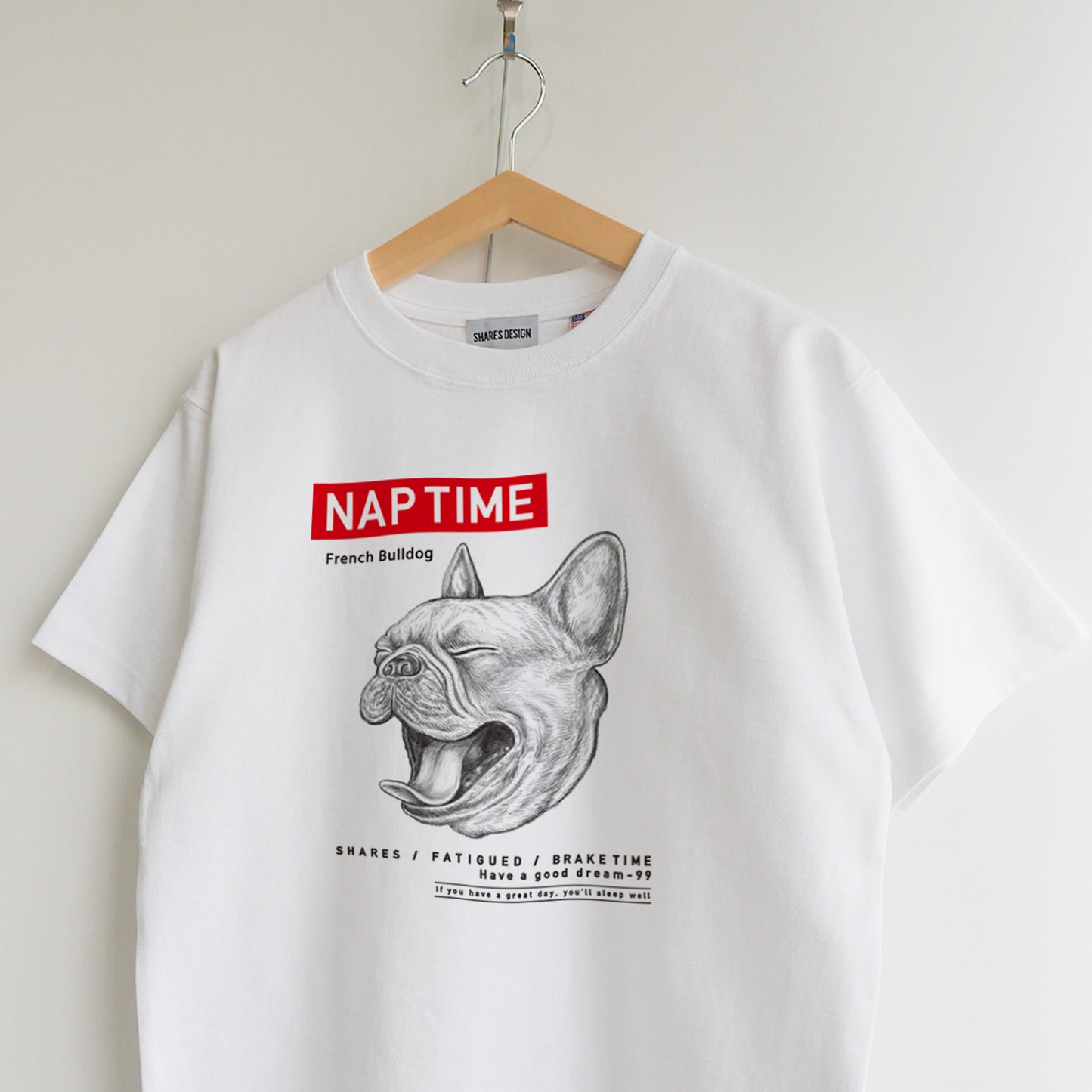 NAP TIME French Bulldog TEE/Tシャツ