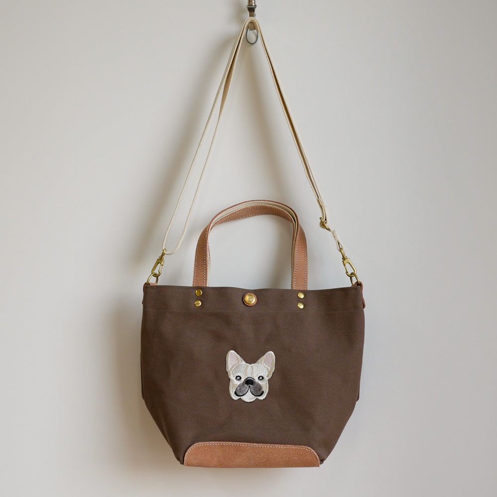 FB FACE EMB SHOULDER 2WAY BAG 【Cream】