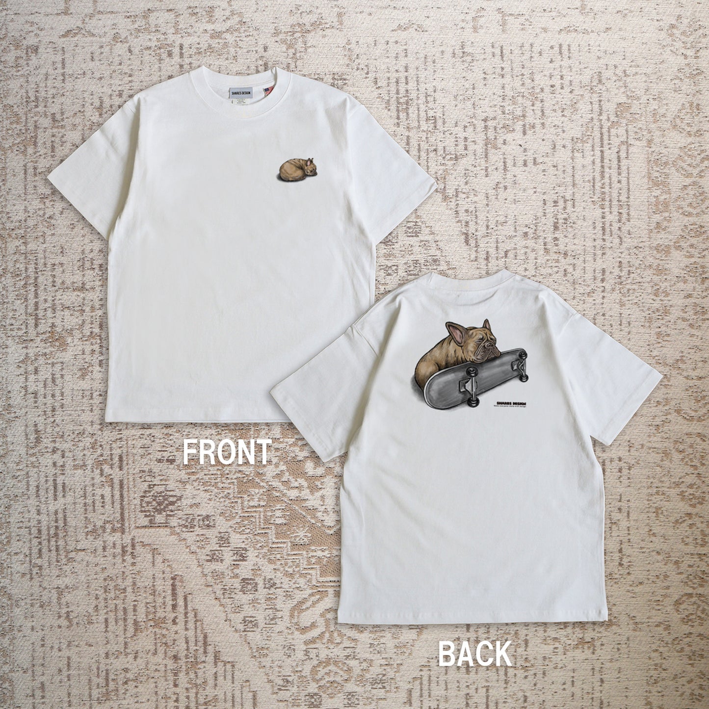 【受注生産!5/18まで予約】 “MONOKURO NAP TIME” art by RUUU. T-SHIRTS/ 半袖 T シャツ