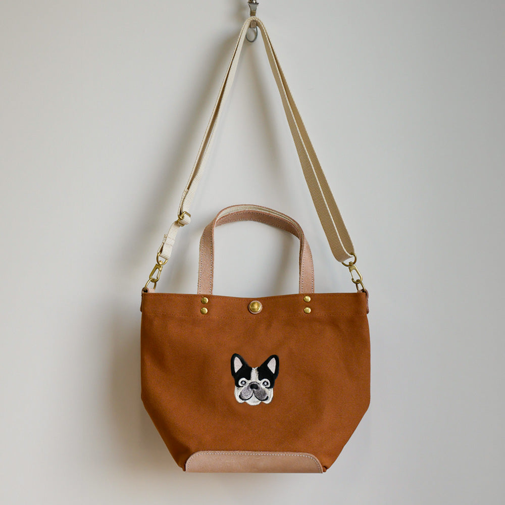 FB FACE EMB SHOULDER 2WAY BAG 【Pied】