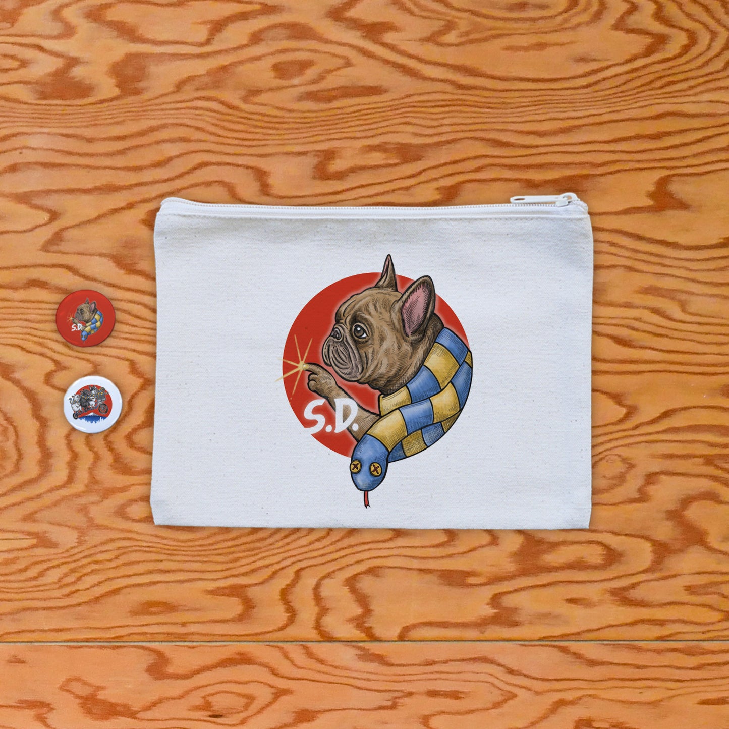 【期間限定!1/19まで予約】 2025 NEW YEAR POUCH BADGE SET/ ポーチ&缶バッジ 2 個SET
