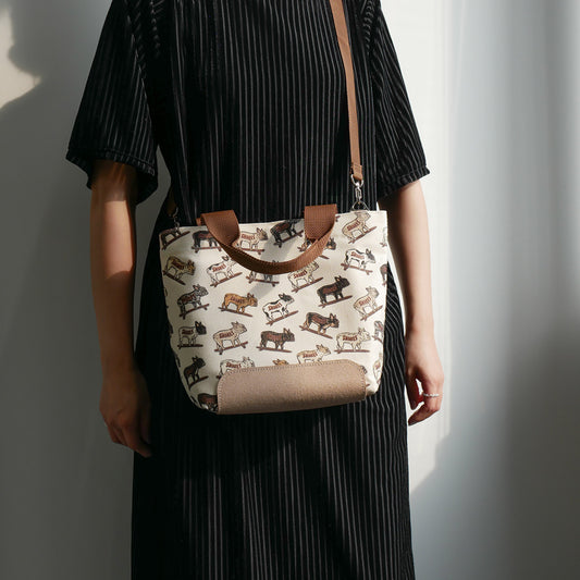 【JAPAN MADE】ALL OVER 2WAY SHOULDER BAG / 総柄- ショルダーバッグ