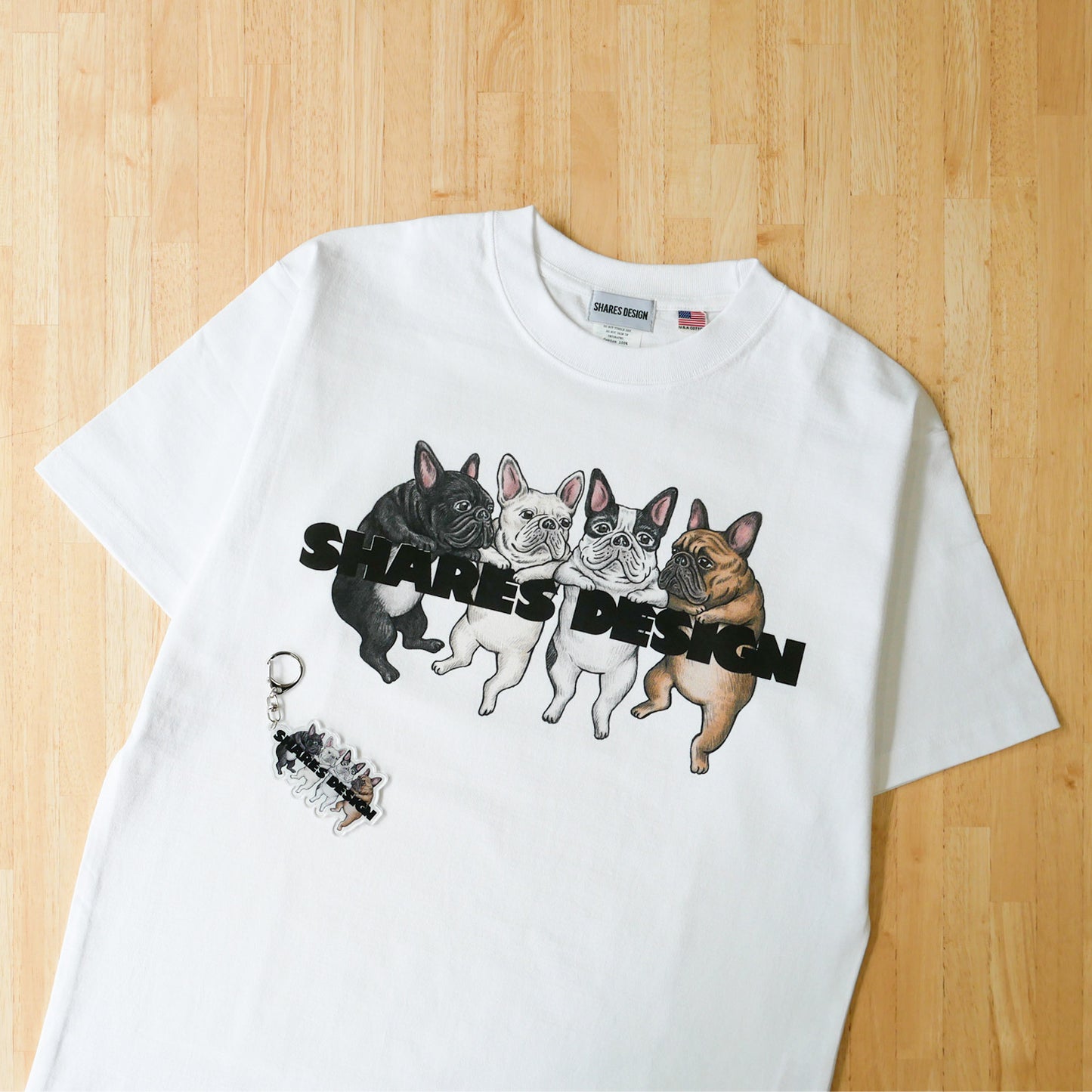 80sVINTAGE 4BUHI TEE & KEY HOLDER SET/ 半袖 T シャツ&キーホルダーセット