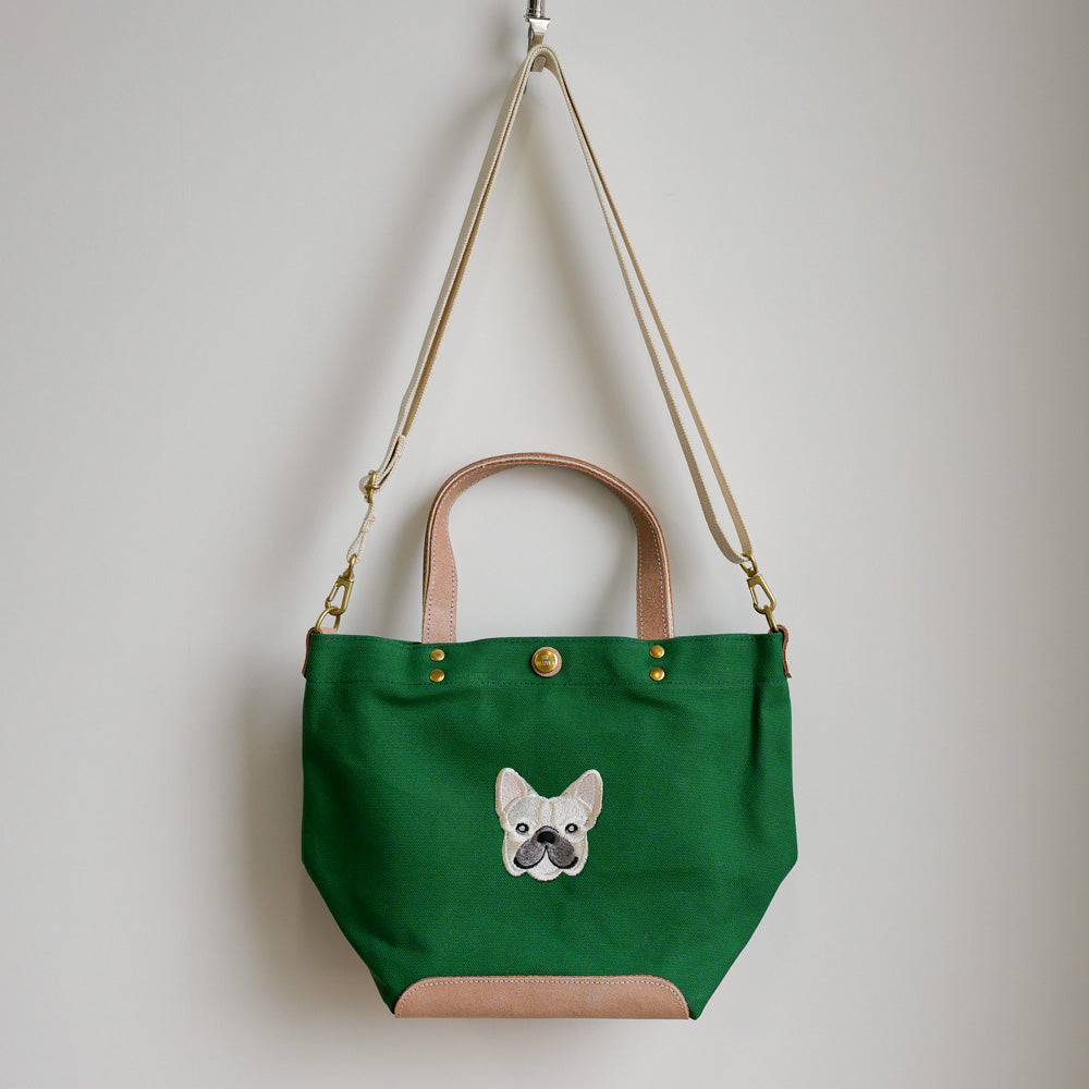 FB FACE EMB SHOULDER 2WAY BAG 【Cream】