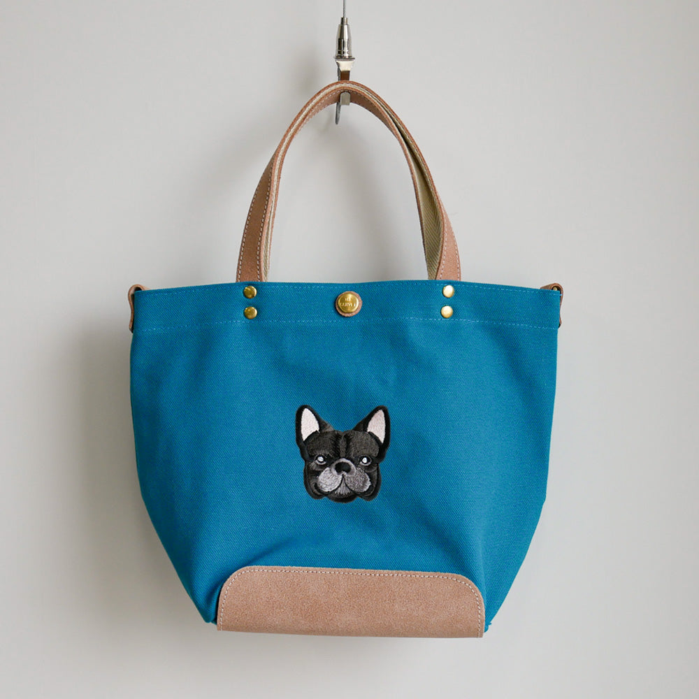 FB FACE EMB SHOULDER 2WAY BAG 【Brindle】