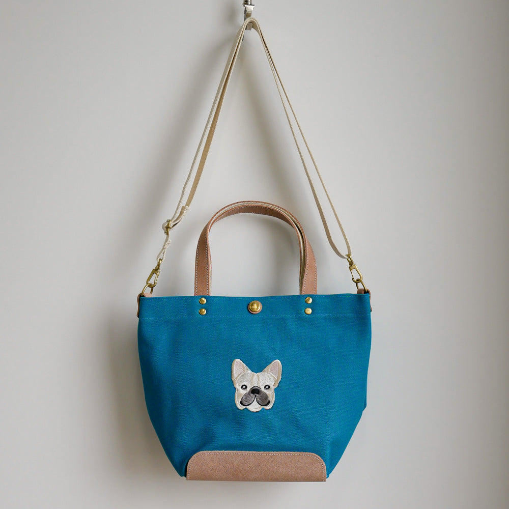 FB FACE EMB SHOULDER 2WAY BAG 【Cream】