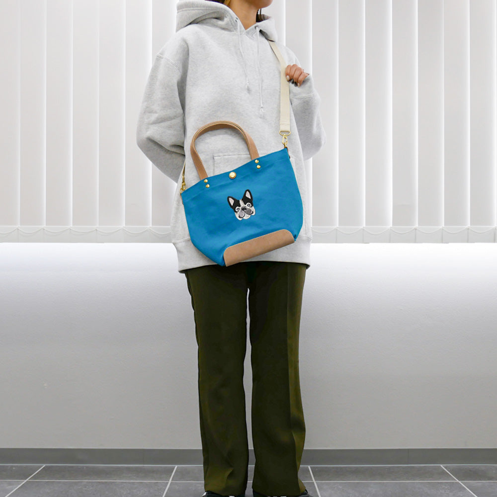 FB FACE EMB SHOULDER 2WAY BAG 【Pied】