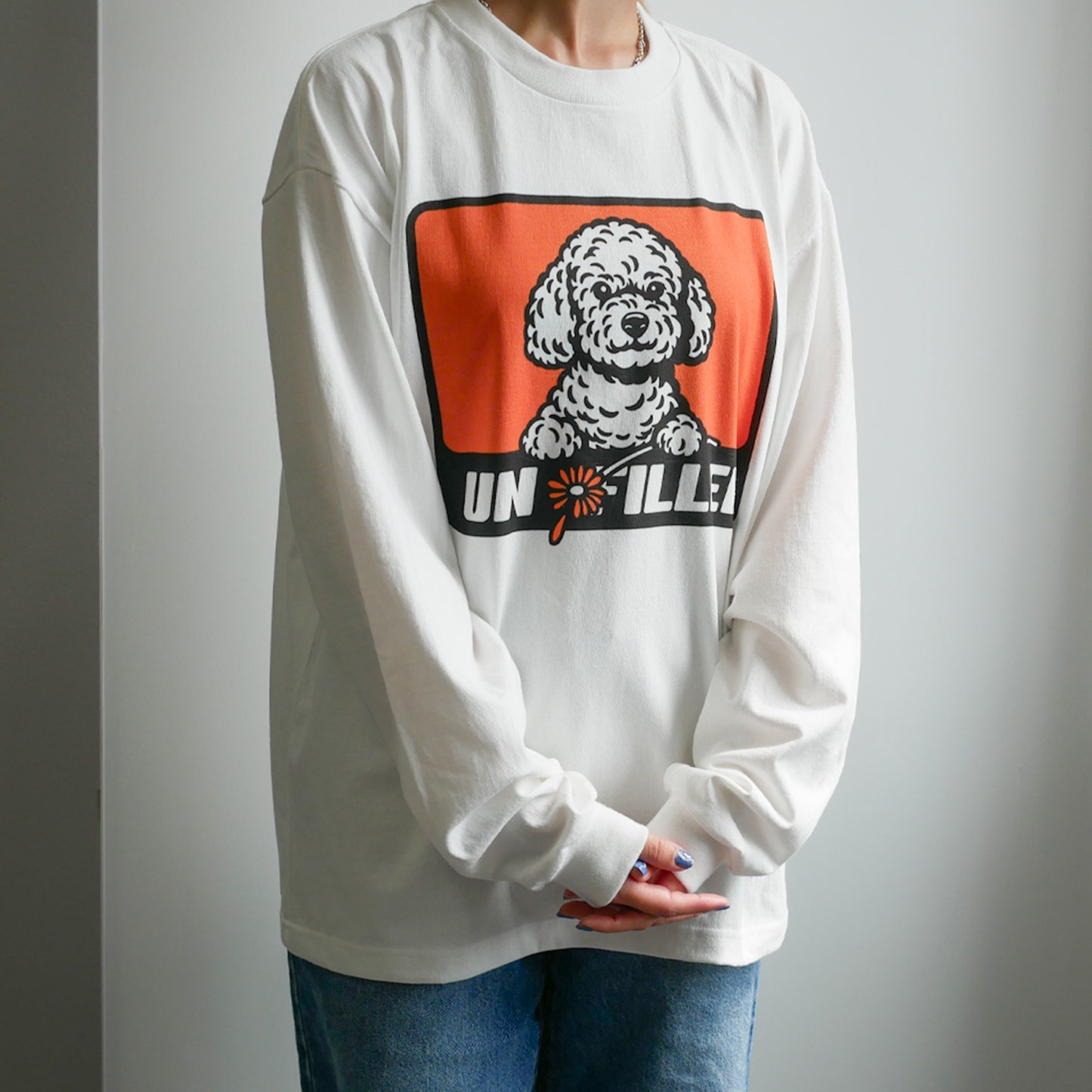 GERBERA DOG BOX LOGO LONGSLEEVE T-SHIRT
