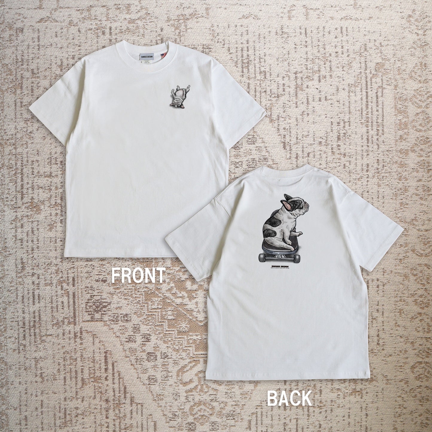 【受注生産!5/18まで予約】 “MONOKURO NAP TIME” art by RUUU. T-SHIRTS/ 半袖 T シャツ