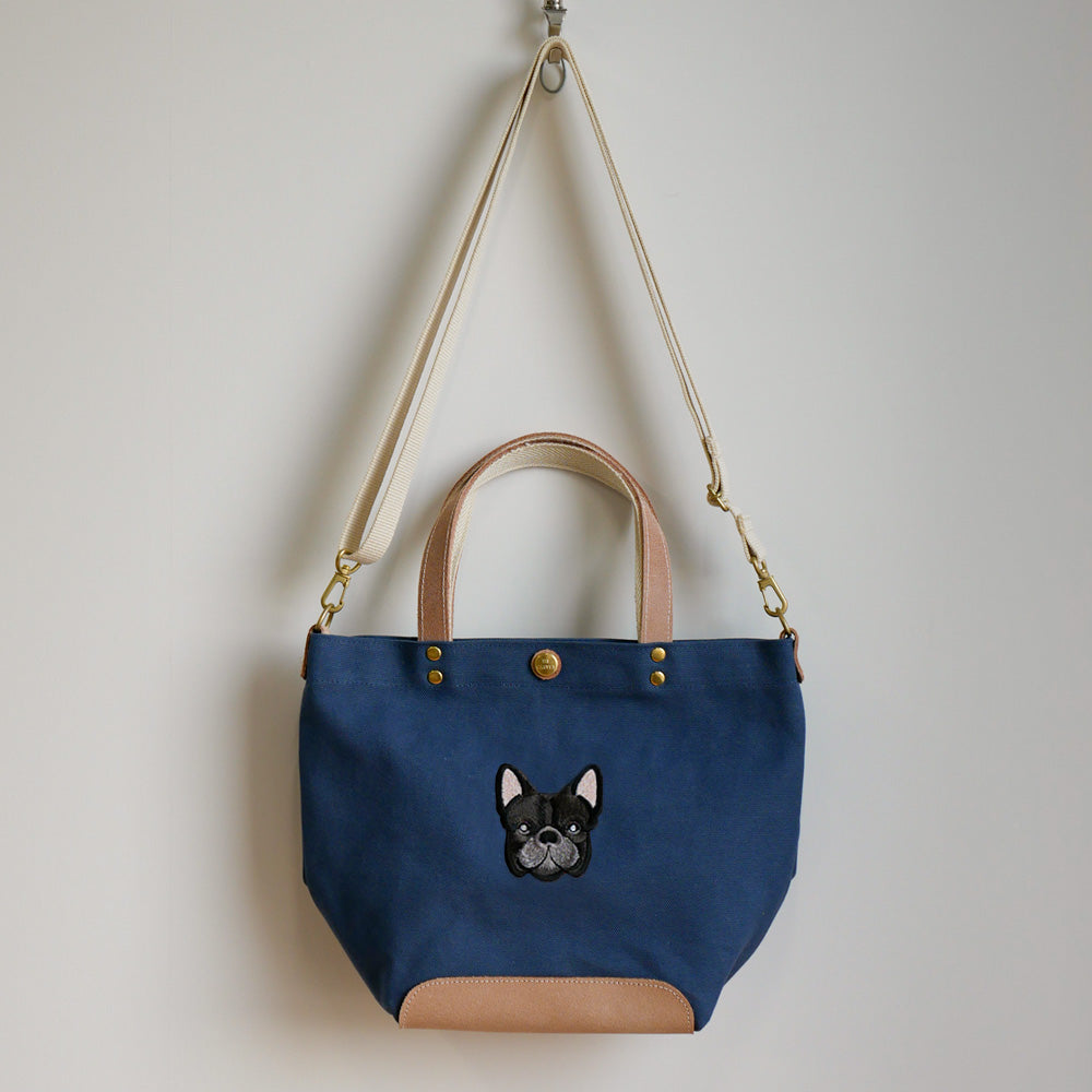 FB FACE EMB SHOULDER 2WAY BAG 【Brindle】