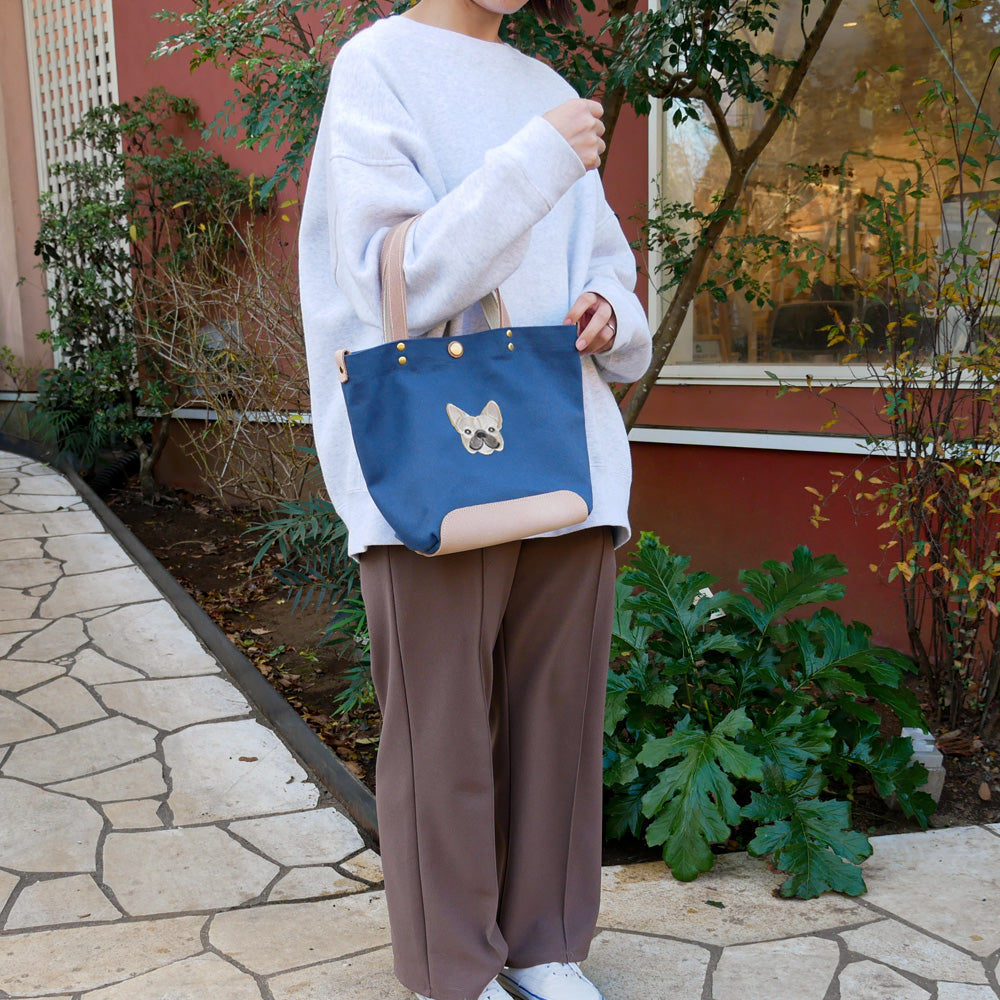 FB FACE EMB SHOULDER 2WAY BAG 【Cream】