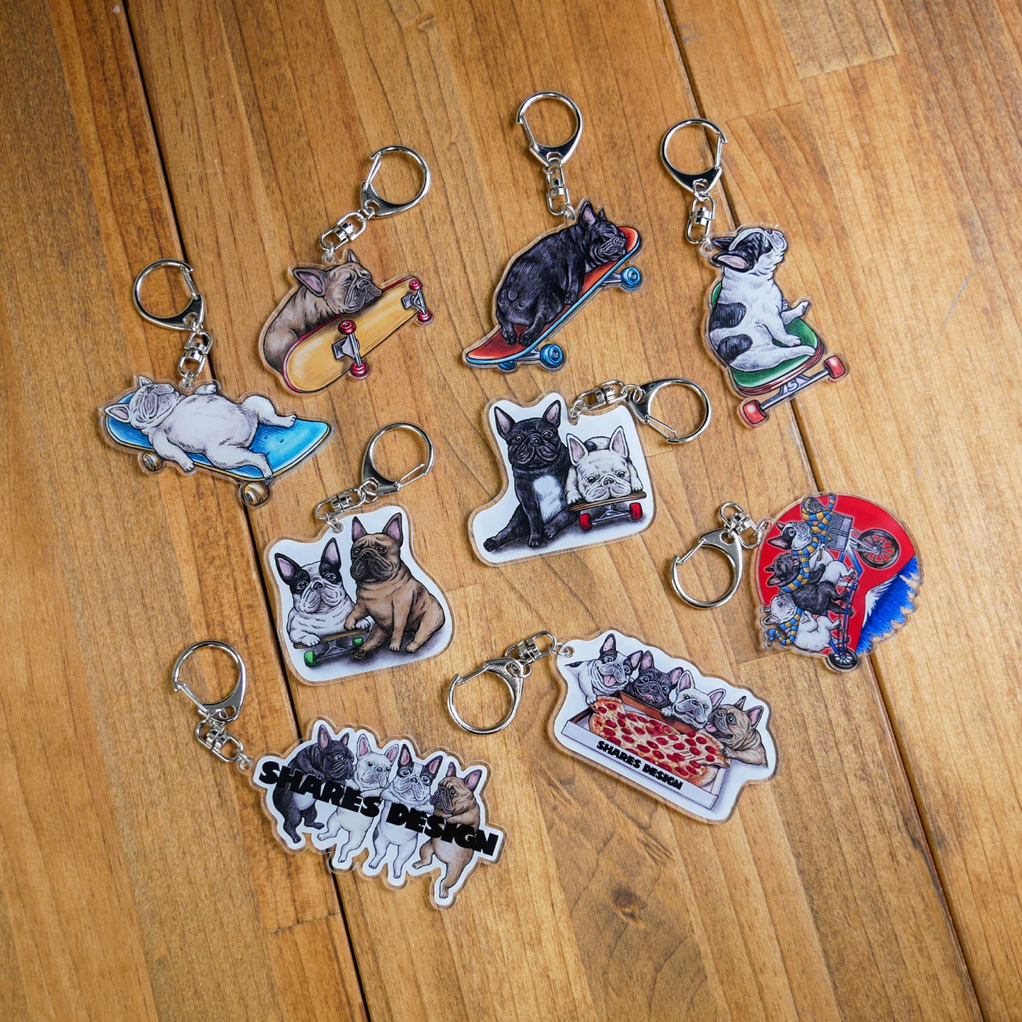 2BUHI 〈Brindle&Cream〉 KEY HOLDER(送料無料)