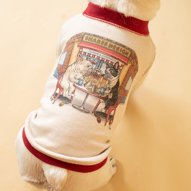 【数量限定!先行予約7/20まで!】STAR★BOXx × RUUU. by SHARES DESIGN “BOUNDLESS” gazette TEE/ 犬服 ガゼット T シャツ(お届け9/10~)