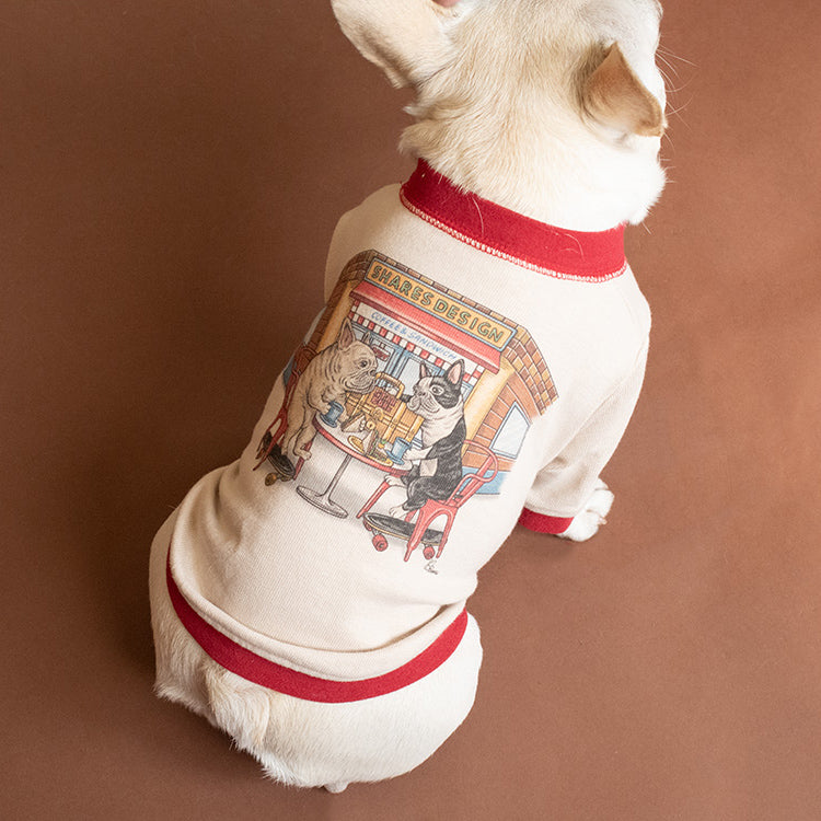 【数量限定!先行予約7/20まで!】STAR★BOXx × RUUU. by SHARES DESIGN “BOUNDLESS” gazette TEE/ 犬服 ガゼット T シャツ(お届け9/10~)