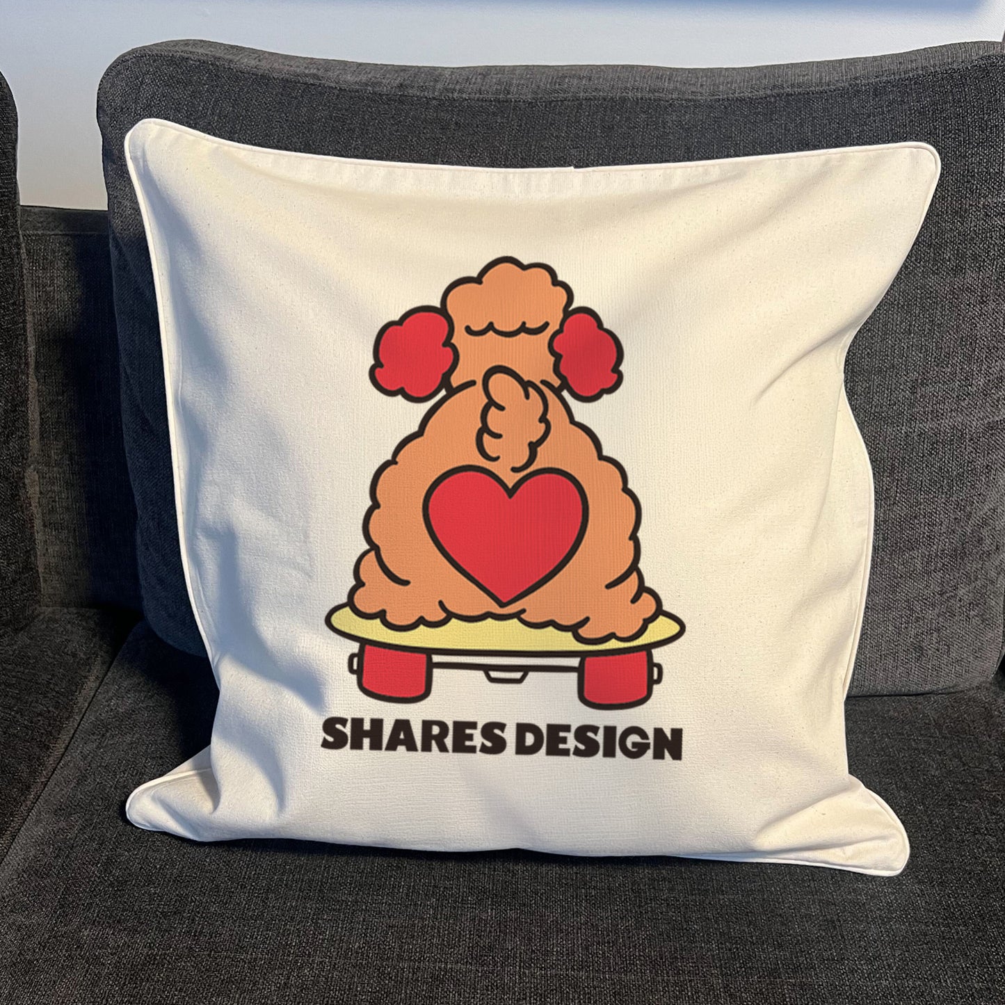 【期間限定!4/19まで販売中】 〈OPEN HEART♡〉 CUSHION COVER/ クッションカバー(送料無料)