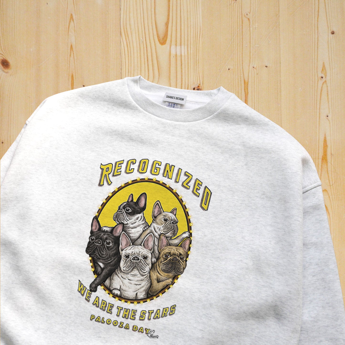 【受注生産!12/20まで予約】 “OMOTEtoURA” art by RUUU. BIG CREW SWEAT/ スウェット
