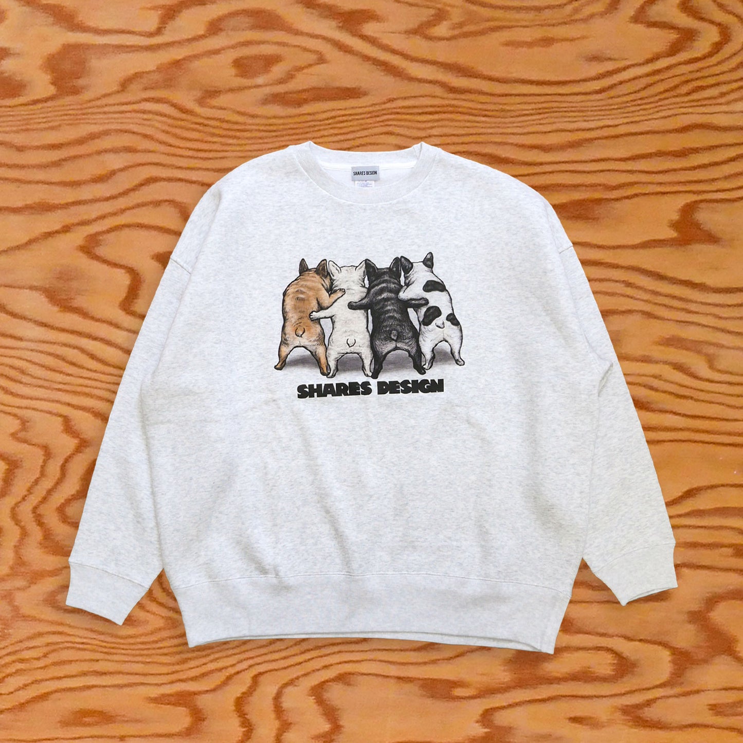 【期間限定販売!12月中旬お届け】 PIZZA 4BUHI / BIG CREW SWEAT