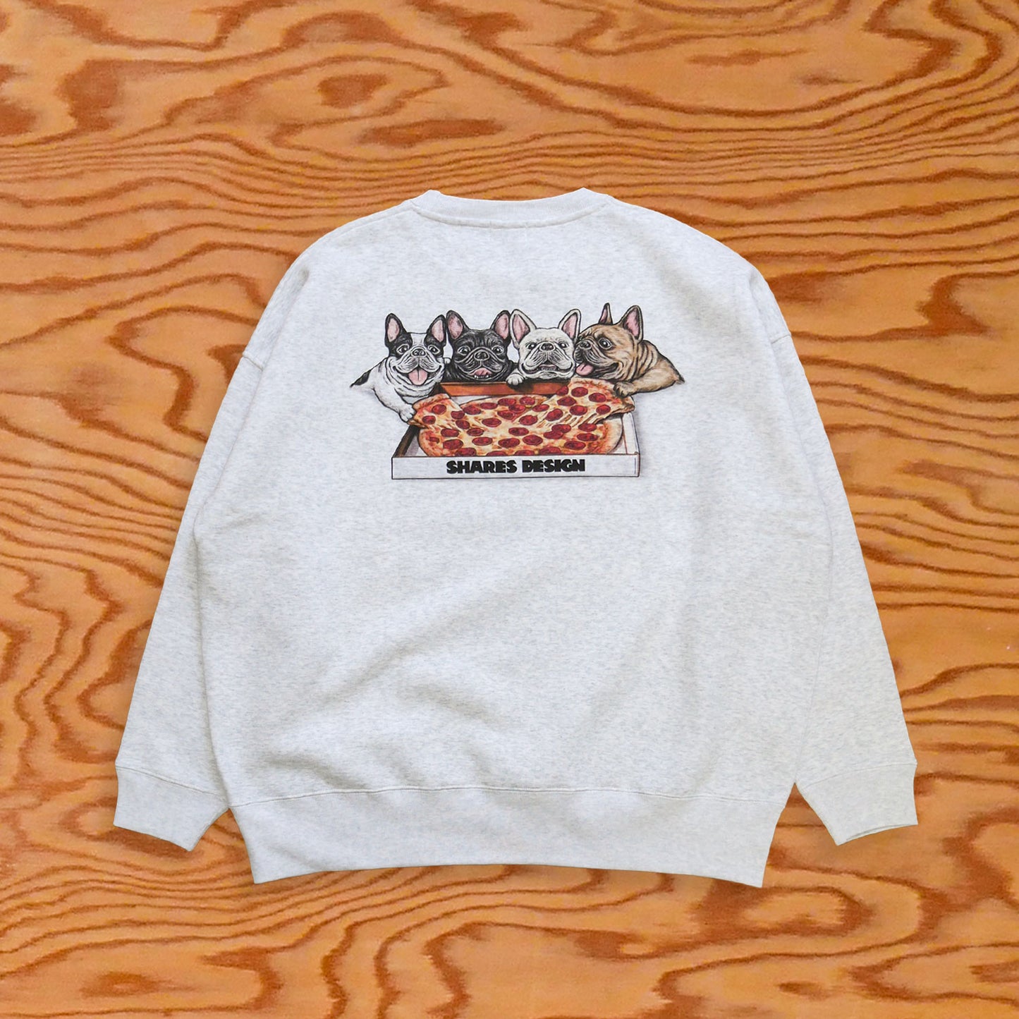 【期間限定販売!12月中旬お届け】 PIZZA 4BUHI / BIG CREW SWEAT