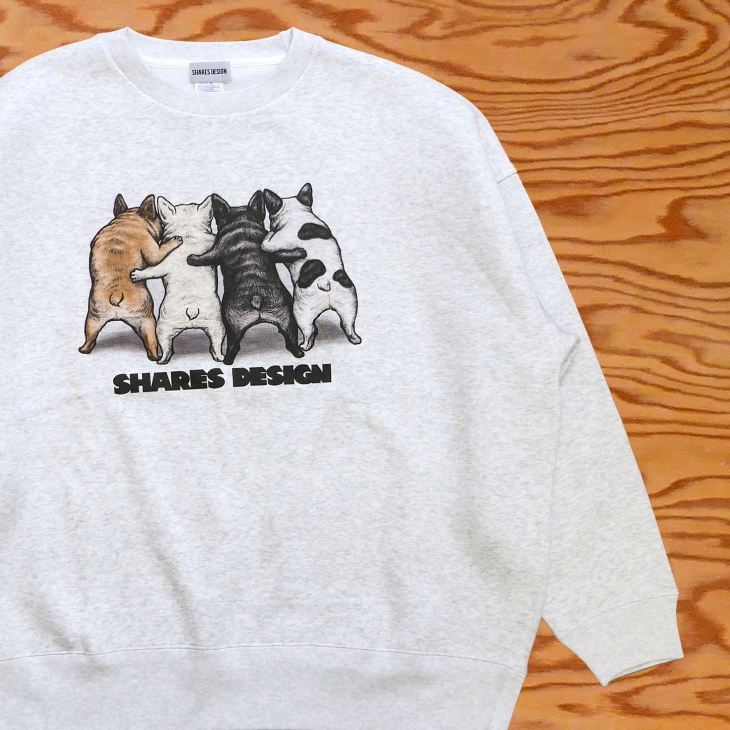 【期間限定販売!12月中旬お届け】 PIZZA 4BUHI / BIG CREW SWEAT