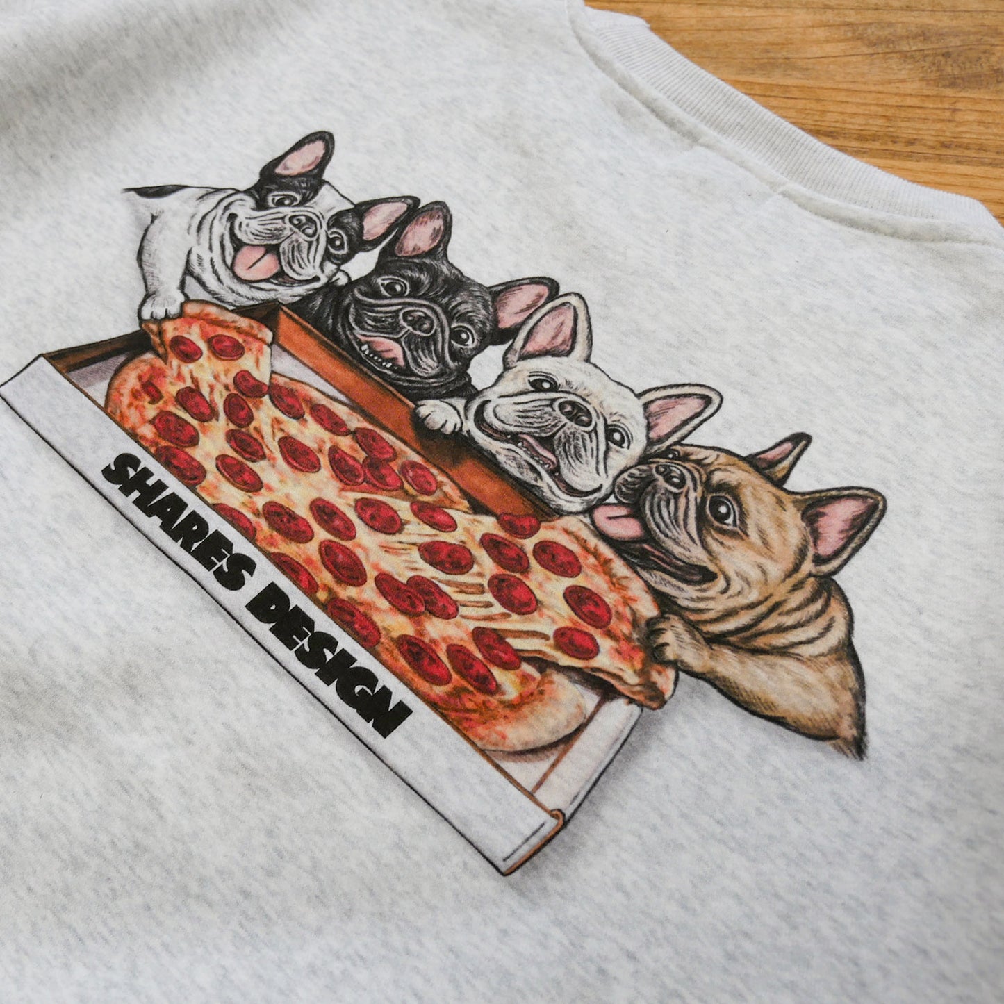 【期間限定販売!12月中旬お届け】 PIZZA 4BUHI / BIG CREW SWEAT