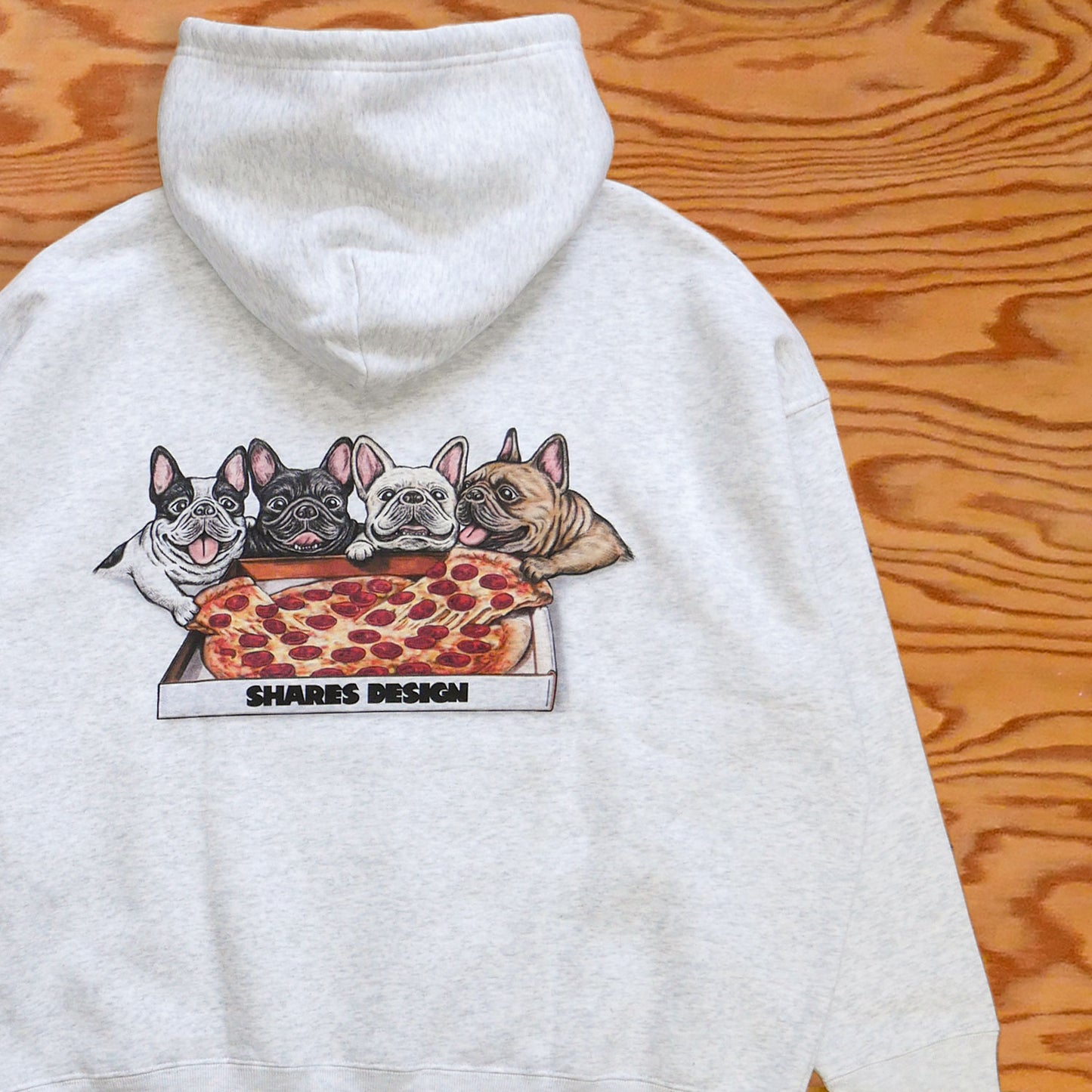 【期間限定販売!12月中旬お届け】 PIZZA 4BUHI / BIG SWEAT PARKA