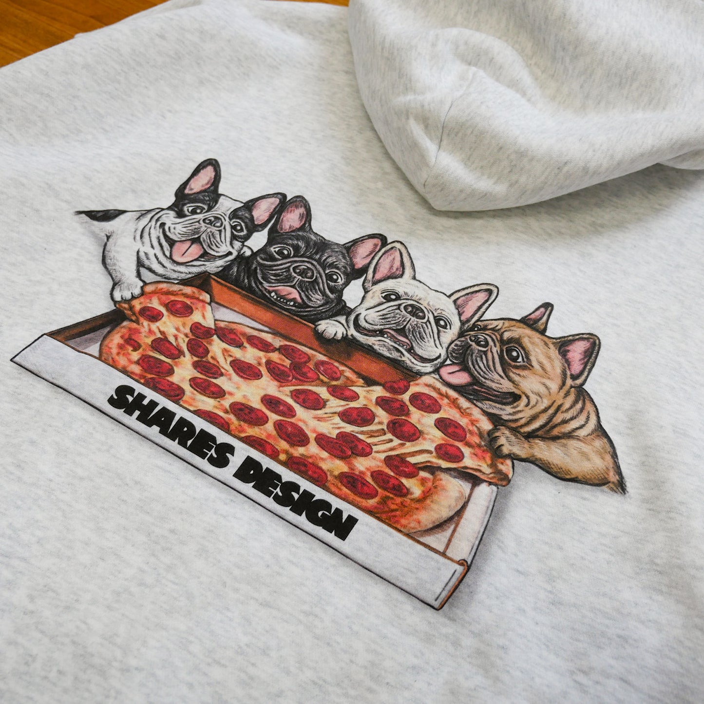 【期間限定販売!12月中旬お届け】 PIZZA 4BUHI / BIG SWEAT PARKA