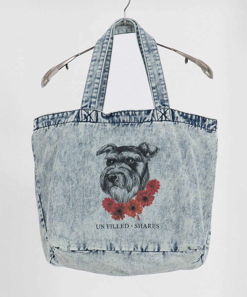 GERBERA DOG DENIM TOTE
