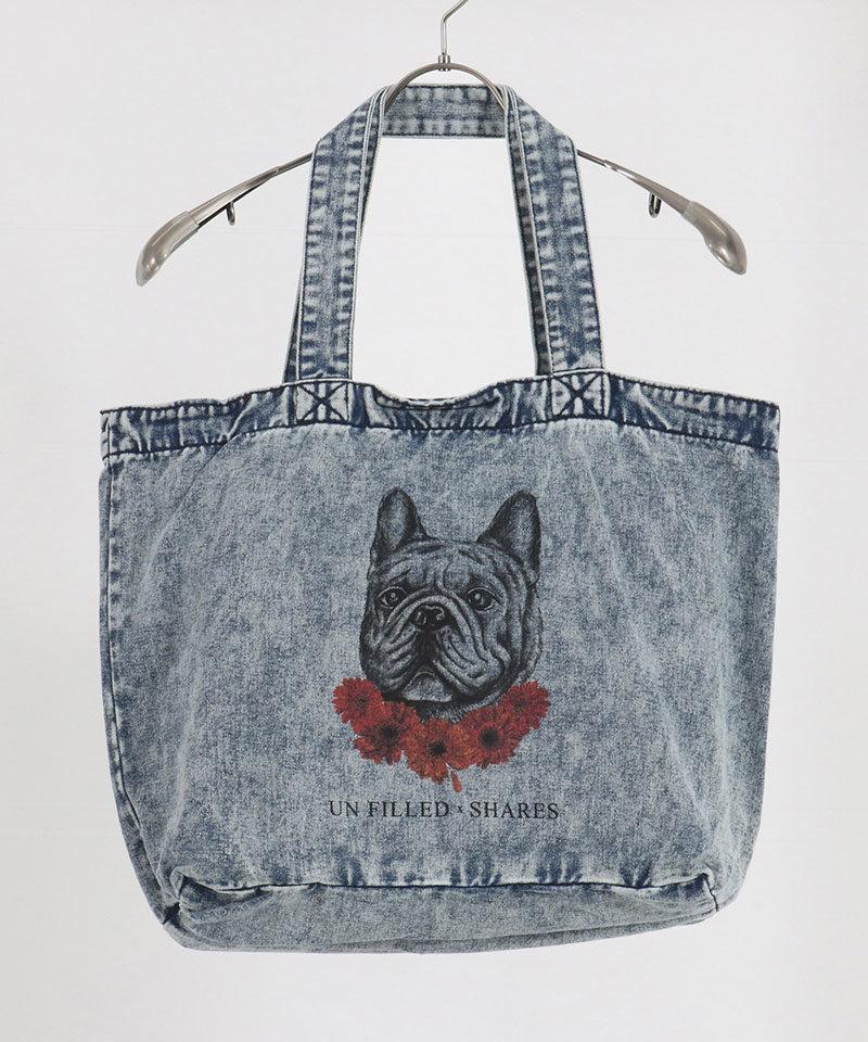 GERBERA DOG DENIM TOTE