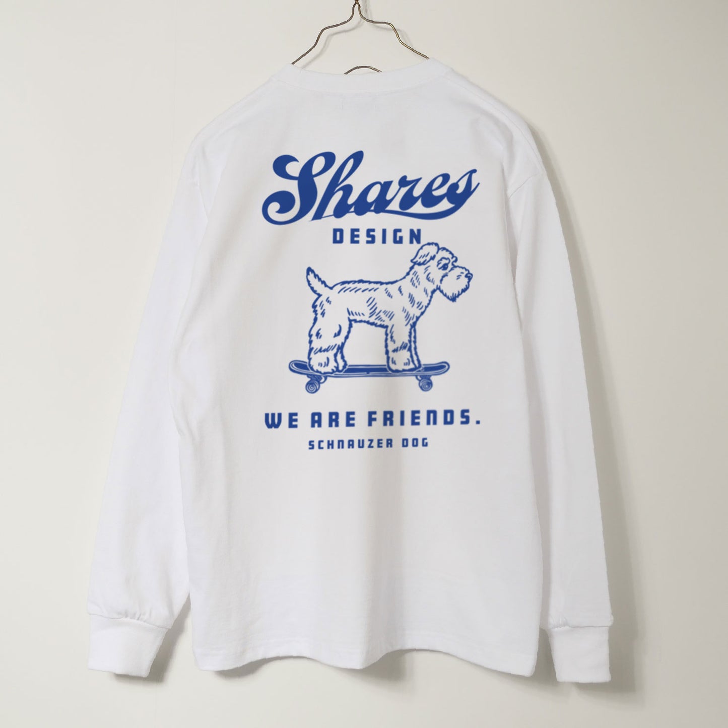 SCHNAUZER FRIENDS LONG SLEEVE TEE / 長袖Tシャツ