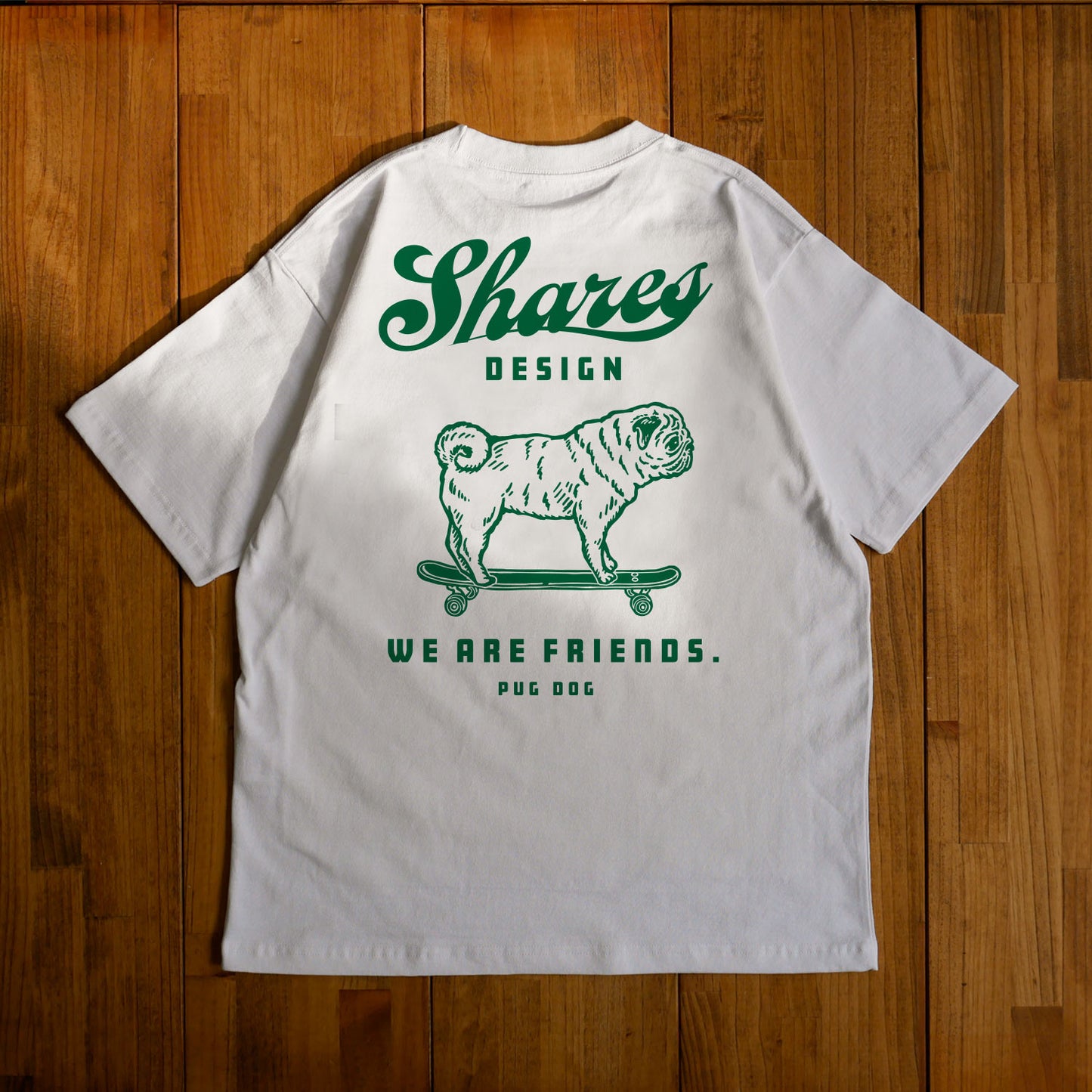 PUG FRIENDS TEE/ 半袖Tシャツ