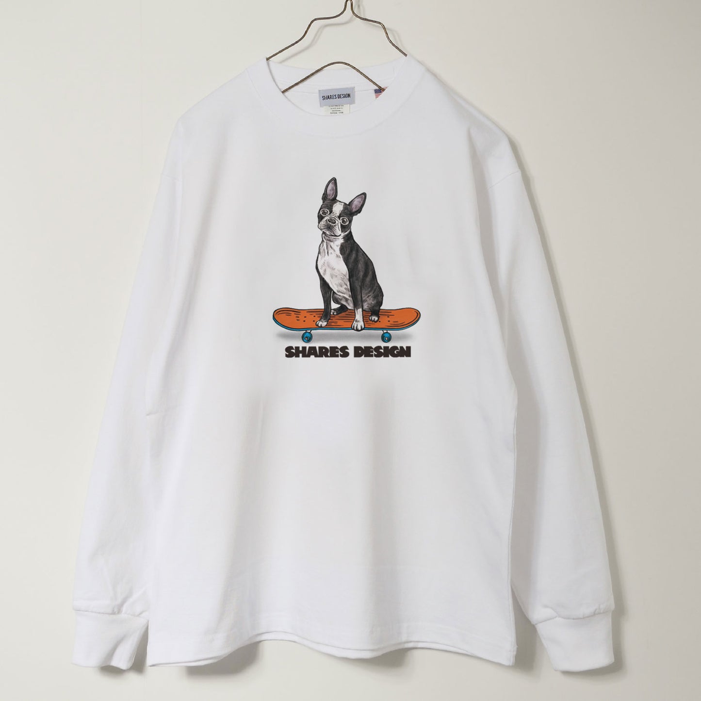 SKATER DOG LONG SLEEVE TEE / 長袖 T シャツ- 全 9 種