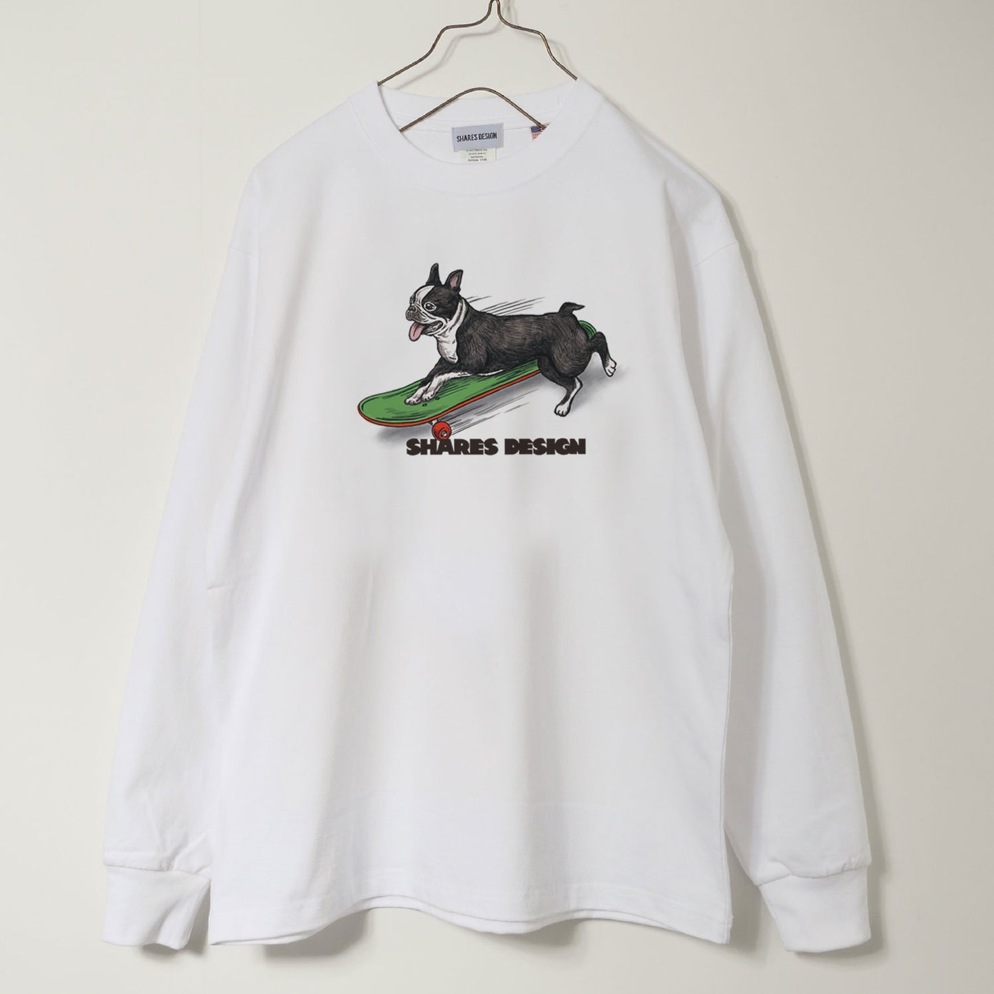 SKATER DOG LONG SLEEVE TEE / 長袖 T シャツ- 全 9 種