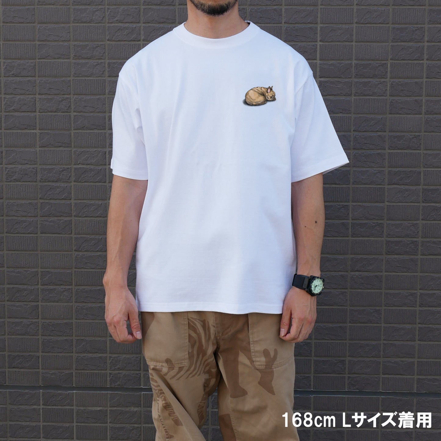 【受注生産!5/18まで予約】 “MONOKURO NAP TIME” art by RUUU. T-SHIRTS/ 半袖 T シャツ
