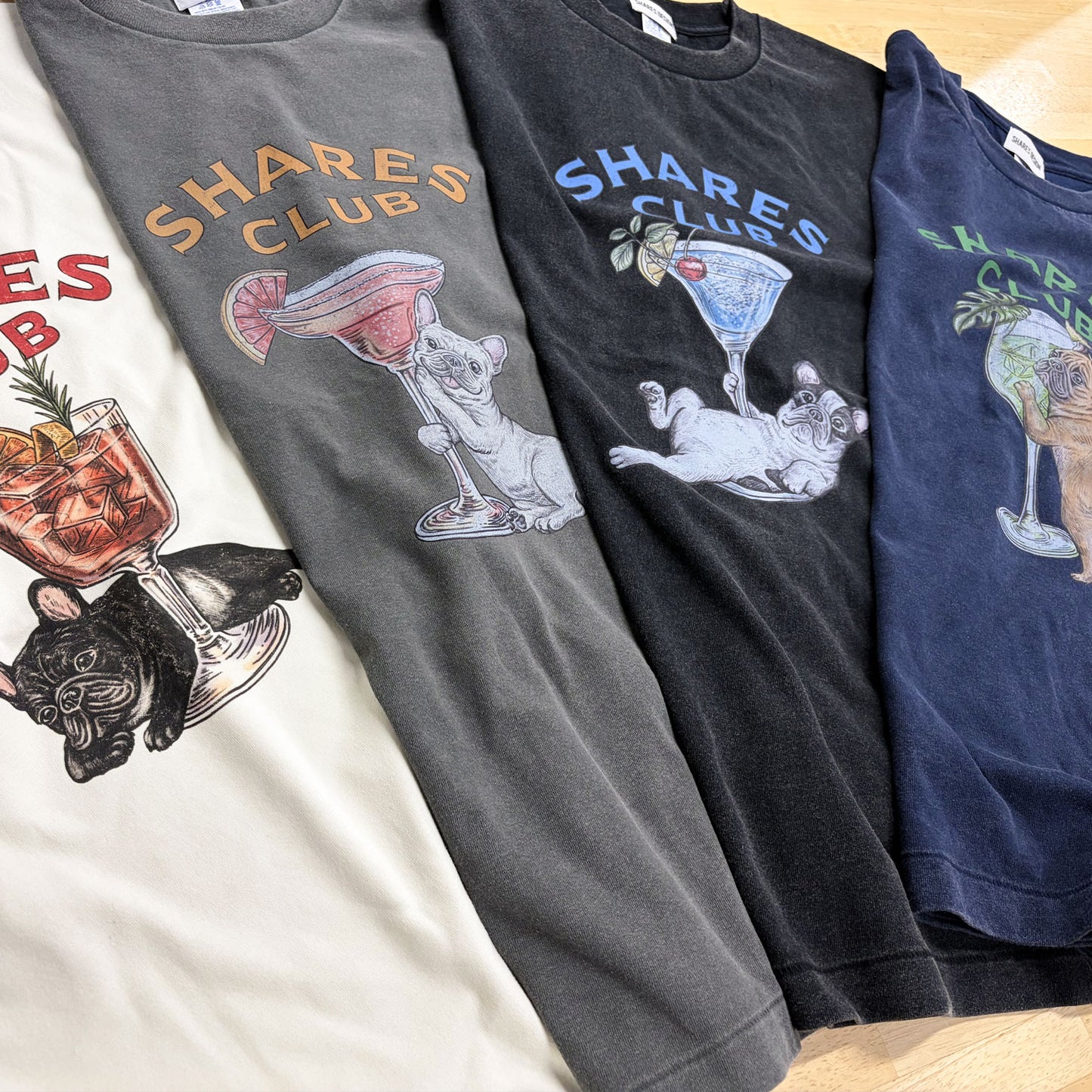 【期間限定! 7/26 まで販売中】RUUU 描きおろし 〈 SHARES CLUB〉VINTAGE T-SHIRTS/ 半袖 T シャツ