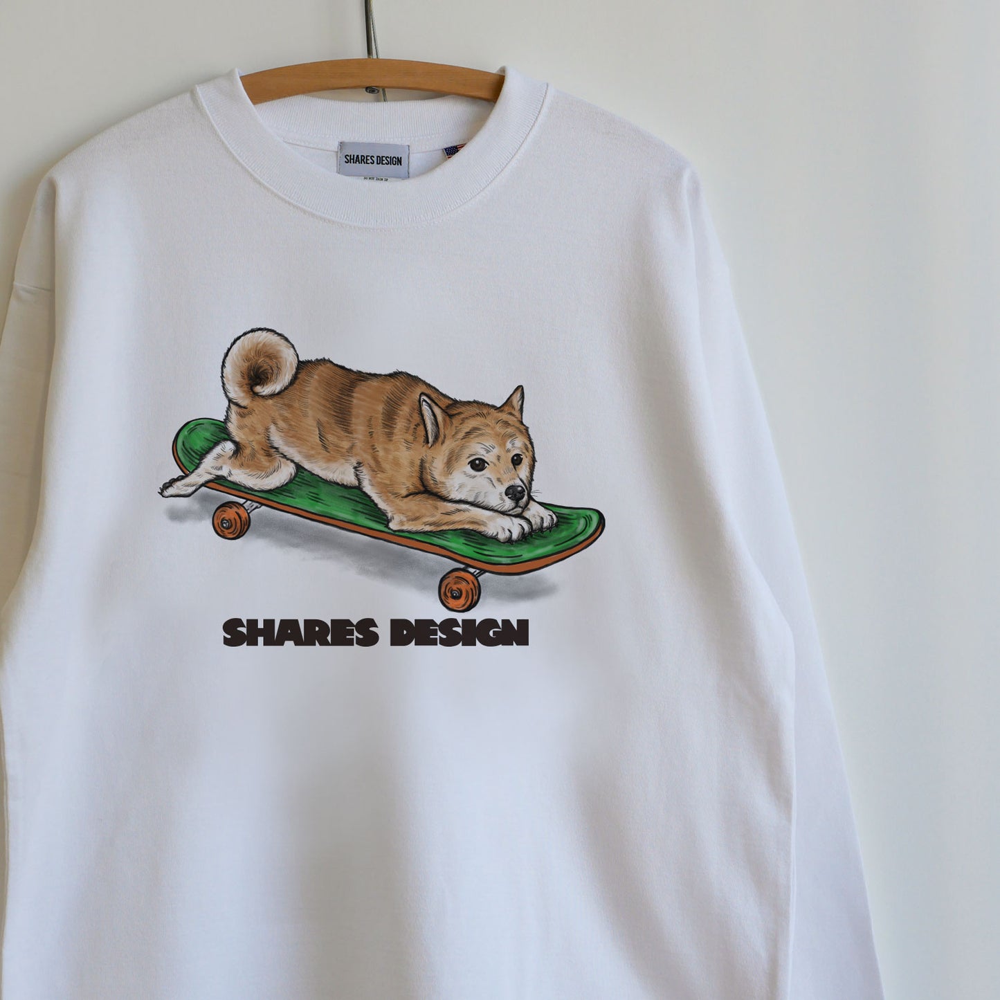 SKATER DOG LONG SLEEVE TEE / 長袖 T シャツ- 全 9 種
