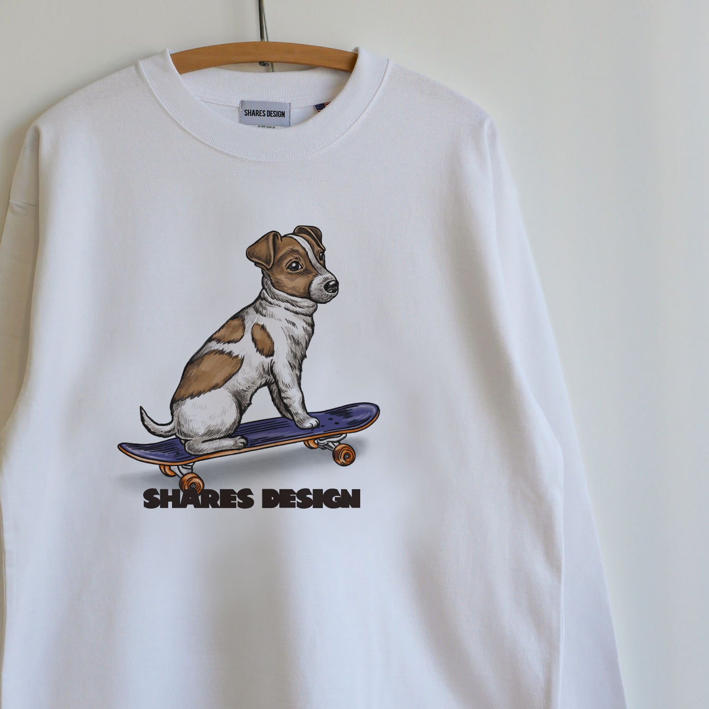 SKATER DOG LONG SLEEVE TEE / 長袖 T シャツ- 全 9 種
