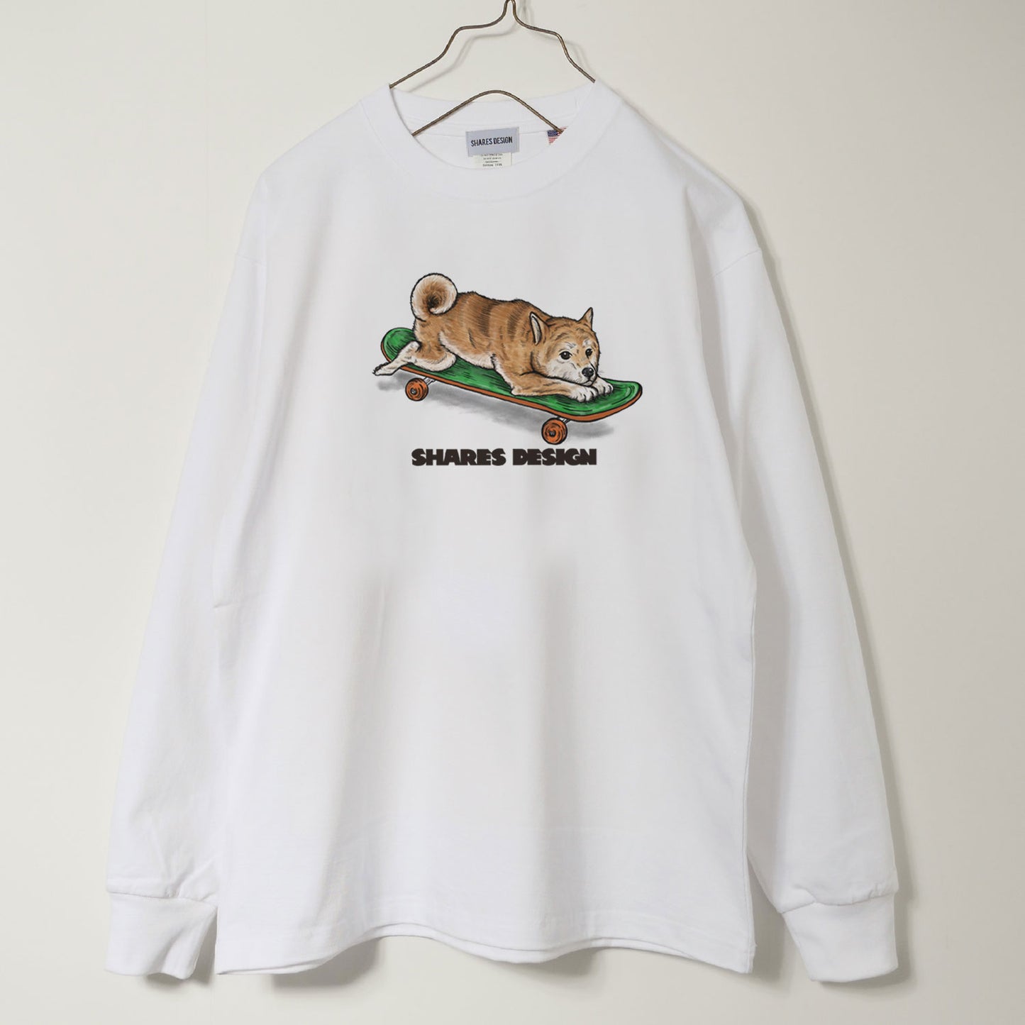 SKATER DOG LONG SLEEVE TEE / 長袖 T シャツ- 全 9 種